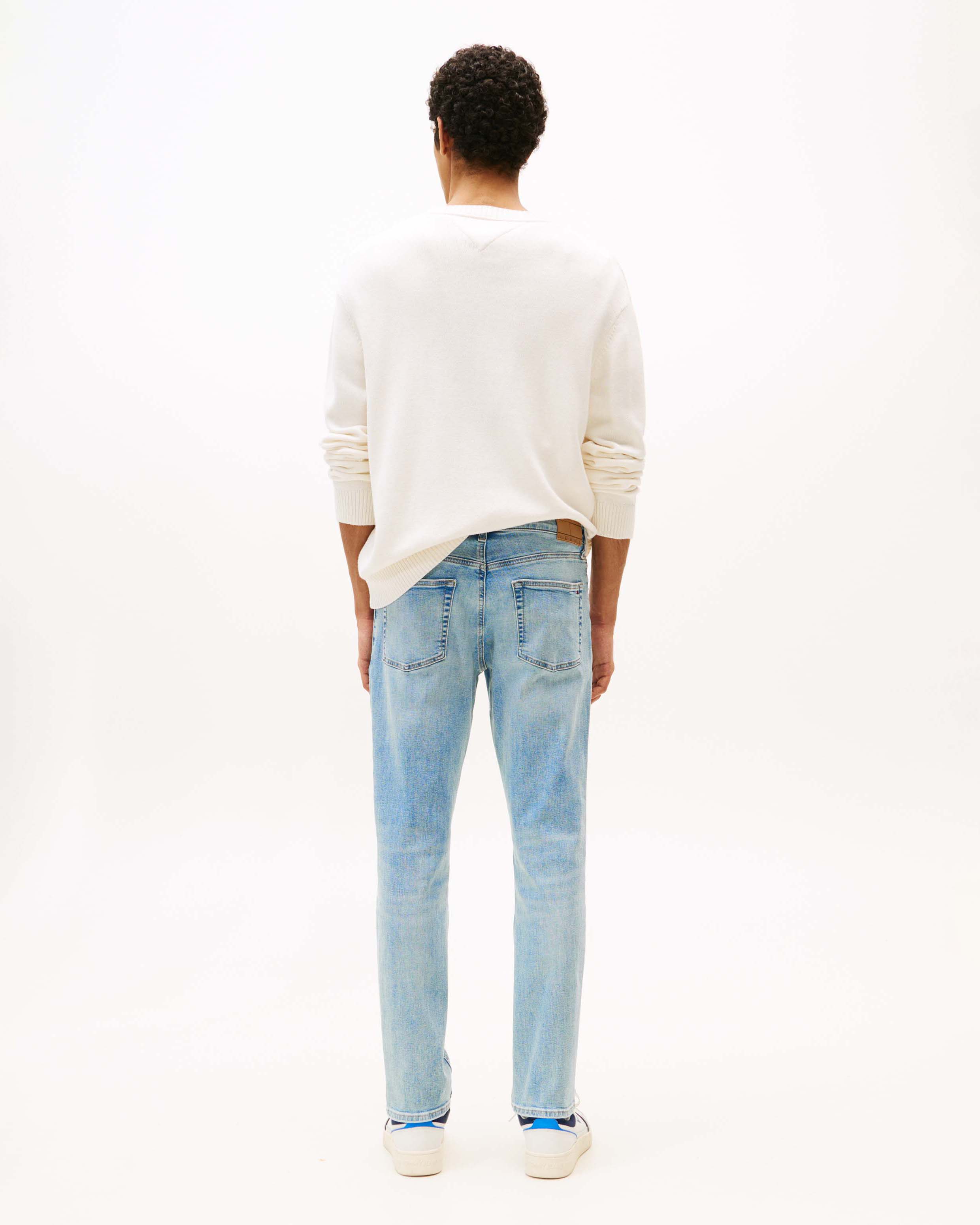 Jeans Scanton Tommy Jeans slim-fit in cotone stretch lavaggio chiaro bleach washed image
