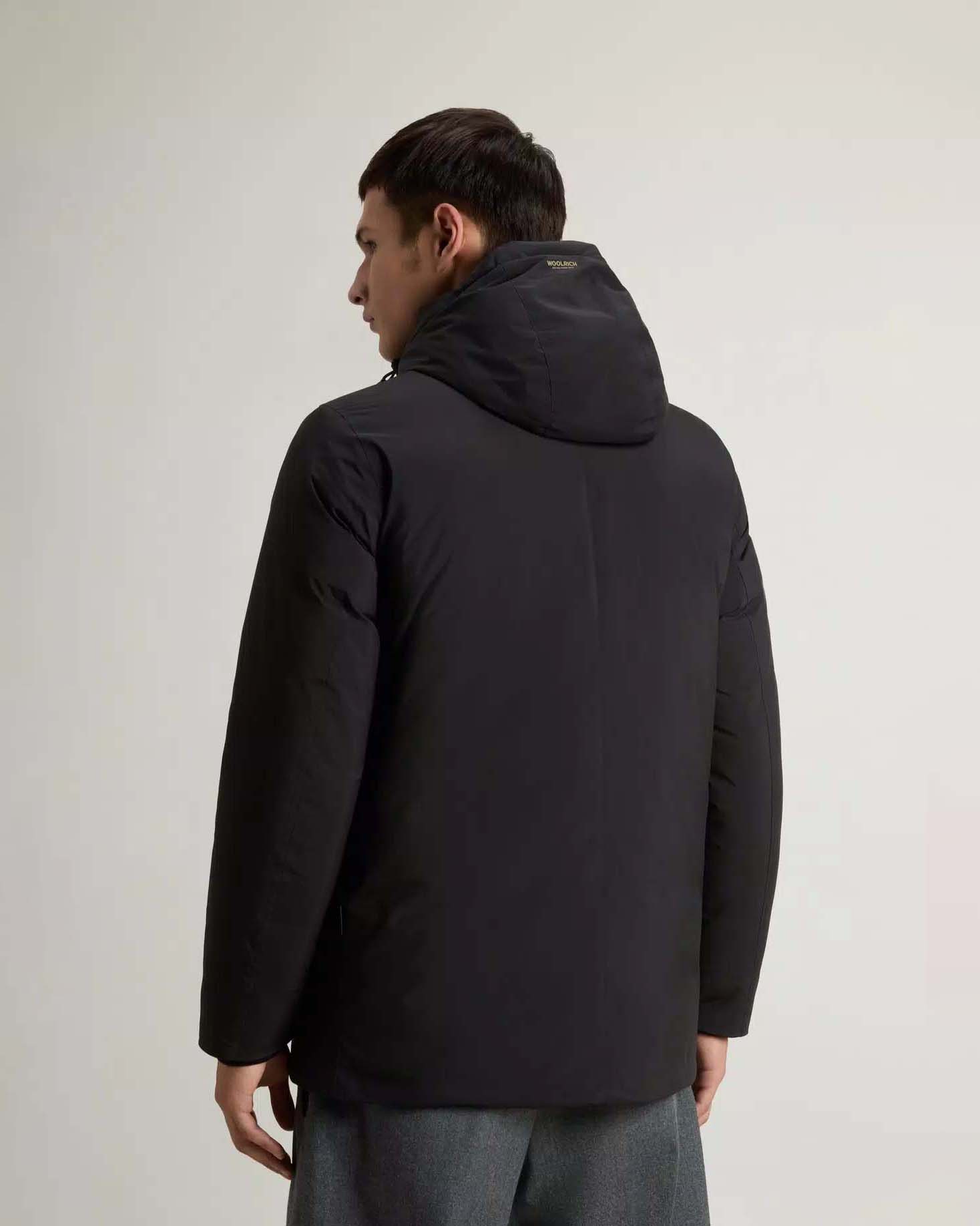 Arctic Parka Cloud Woolrich nero con cappuccio image