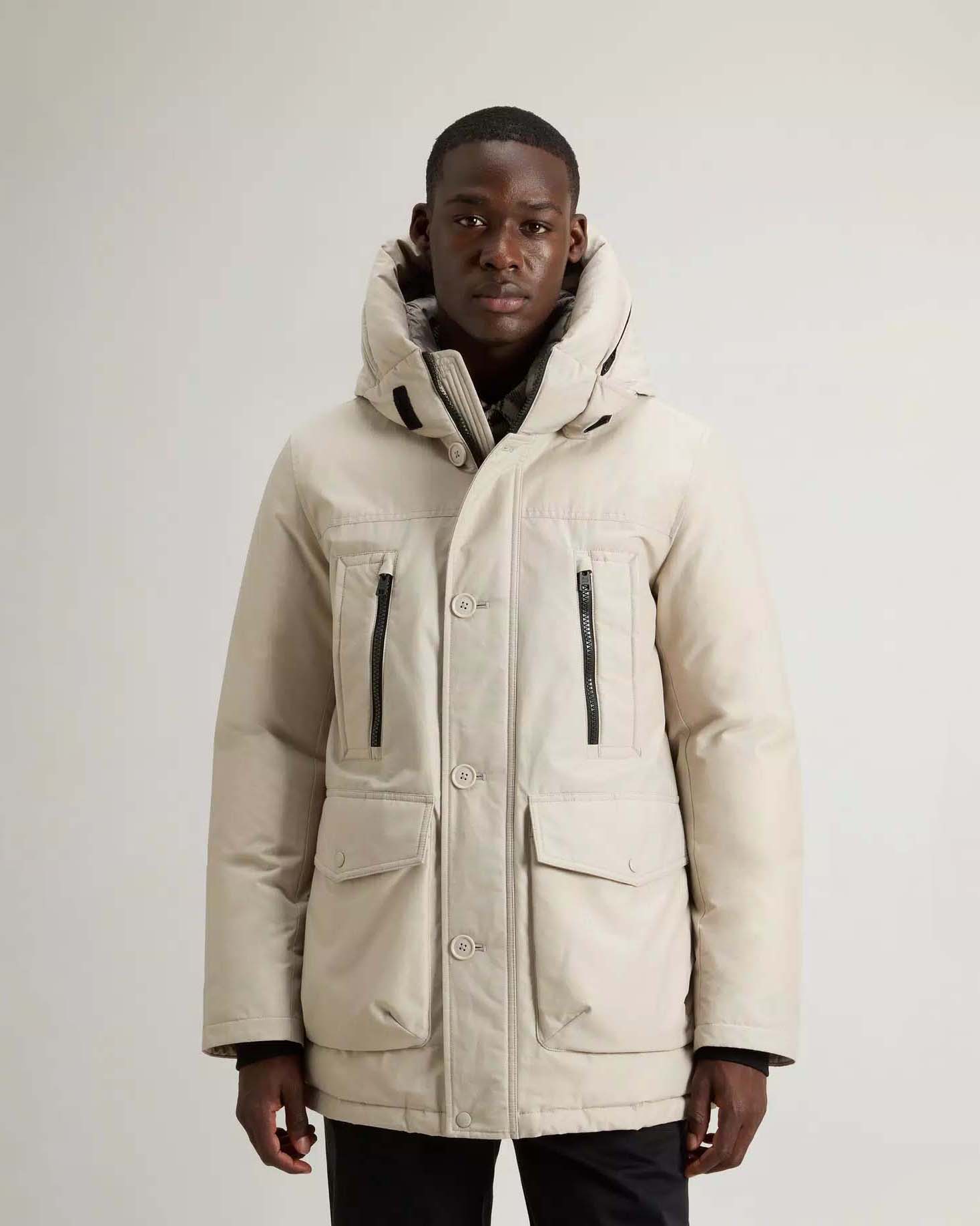 Arctic Parka Evolution Woolrich color panna in Ramar Cloth image