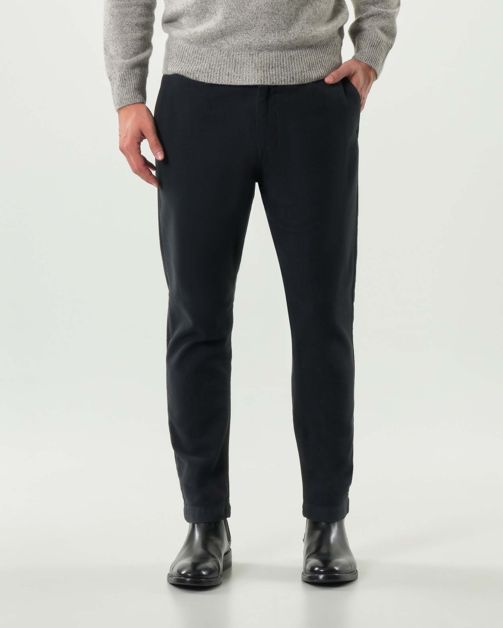 Pantalone chino My Stuff blu regular-fit in caldo tessuto di cotone stretch image