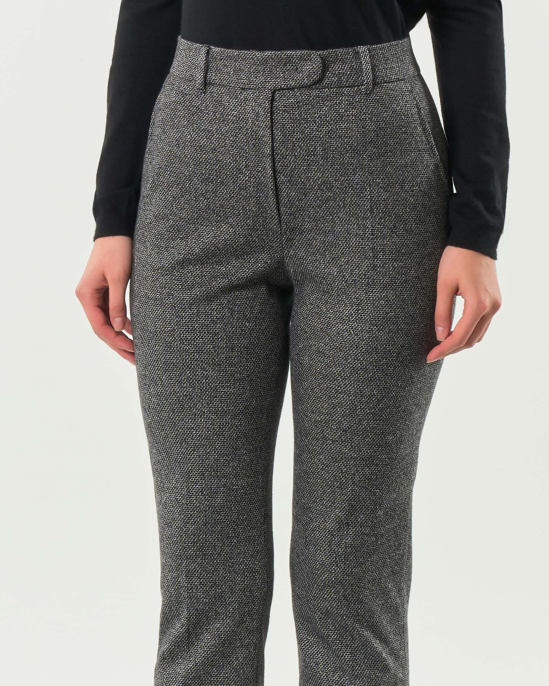 Pantaloni sale e pepe Max Mara Studio in jersey di misto cotone e viscosa image