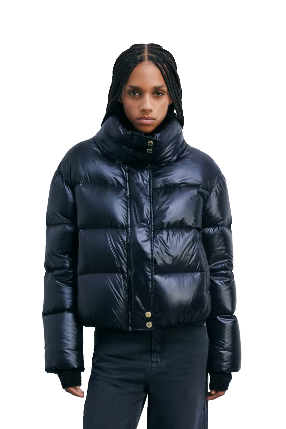 Piumino Corto con Cappuccio