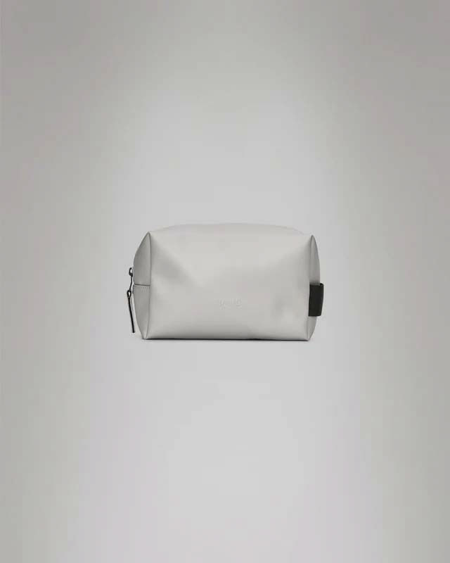 Wash Bag Small beauty case Rains grigio con manico per il trasporto