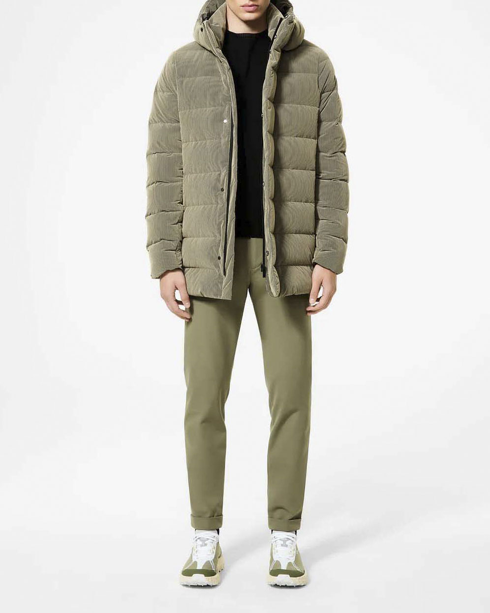 Techno Velvet 1000 Tubic 10 Mdm Deta Hood Jkt R.R.D. color kaki