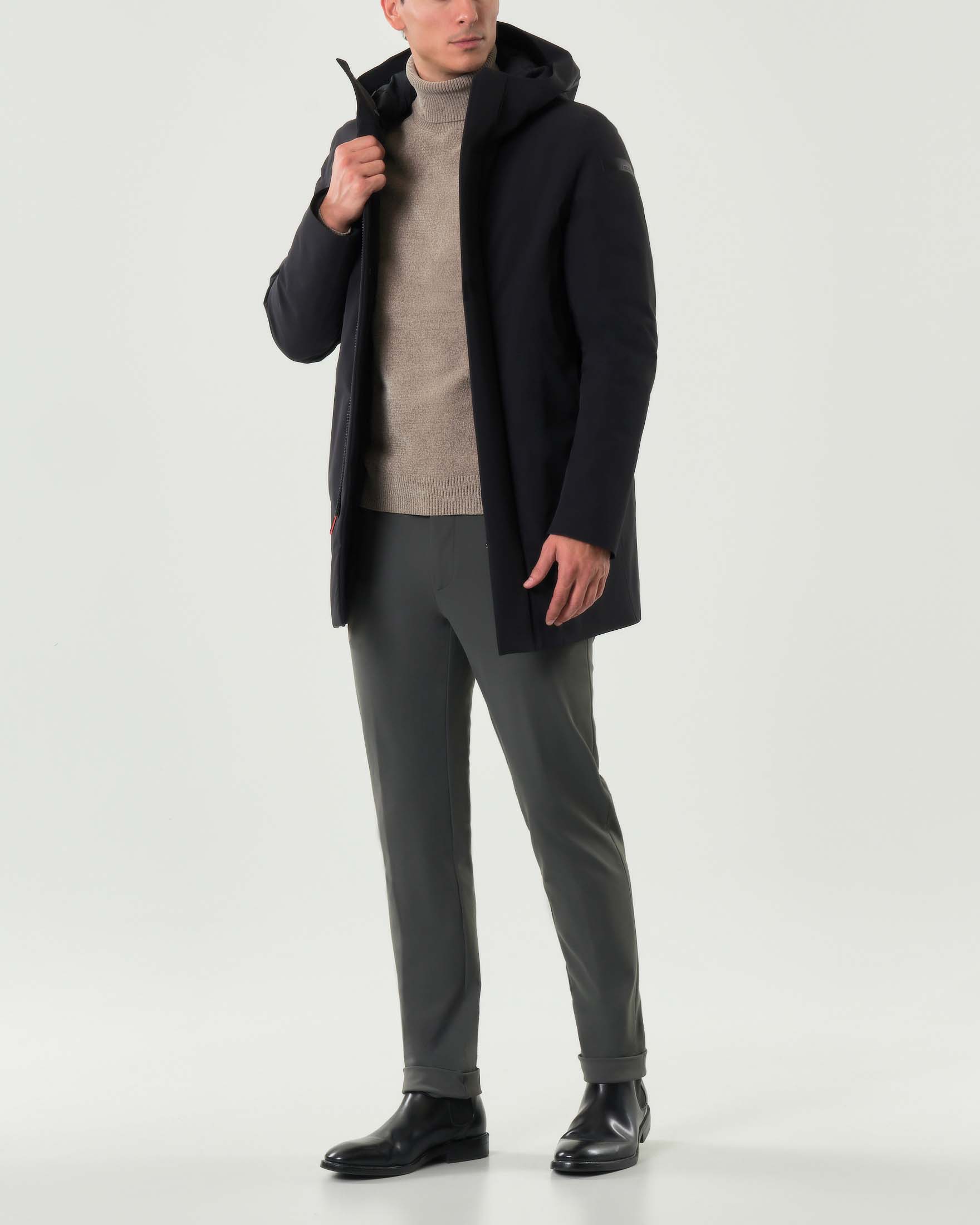 R.R.D. — Montecristo Down Under Floating Parka Jacket nera