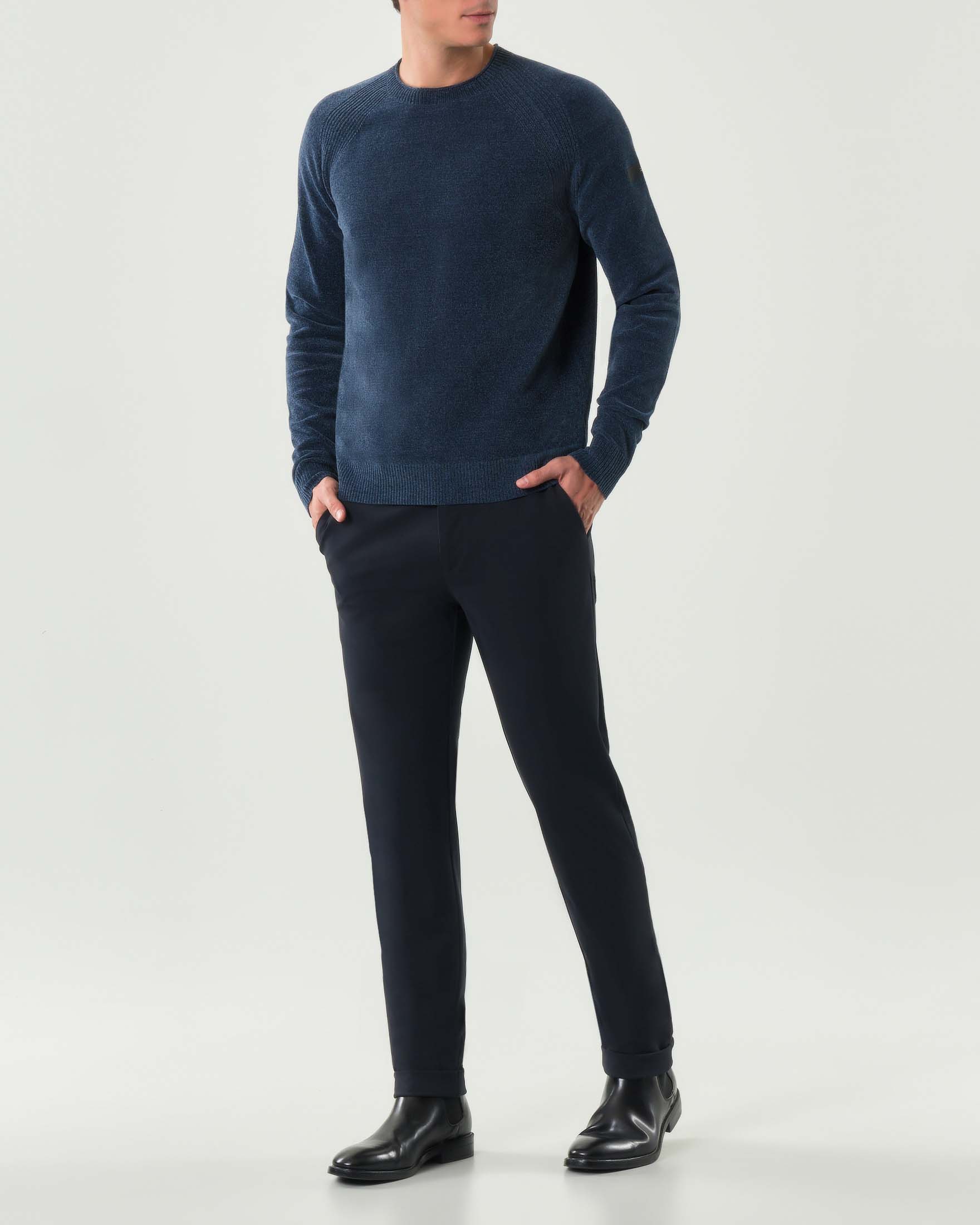 Surflex Winter Soft Touch Chino Pant R.R.D. blu in tessuto tecnico opaco