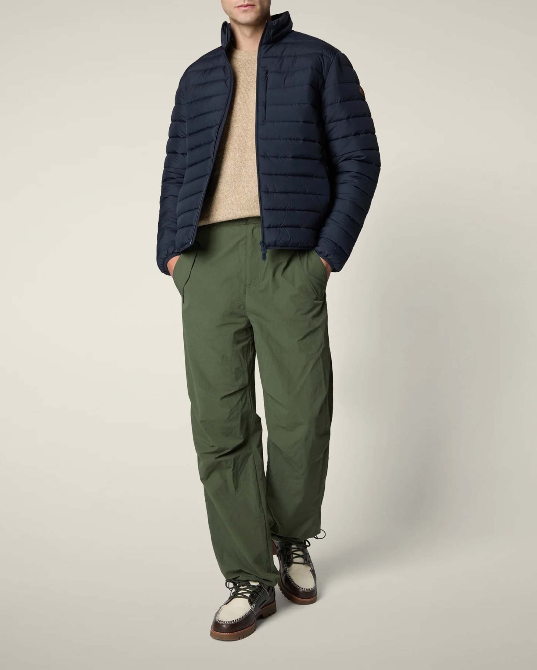 Piumino Save the duck blu imbottito in Plumtech®