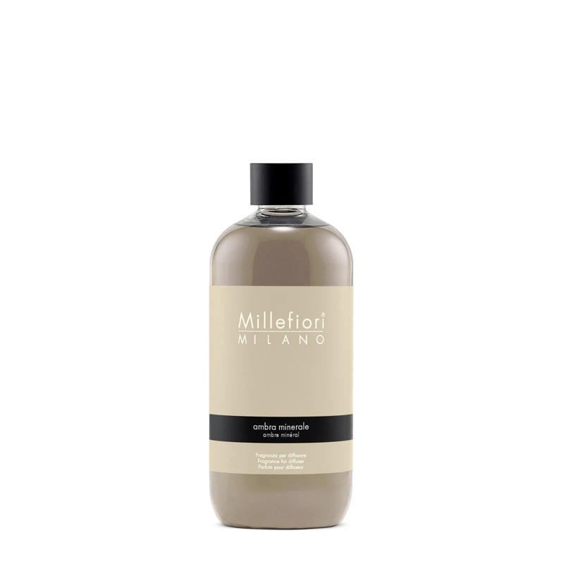 Ricarica per Diffusore a Stick 500 ml. Ambra Minerale Millefiori Milano