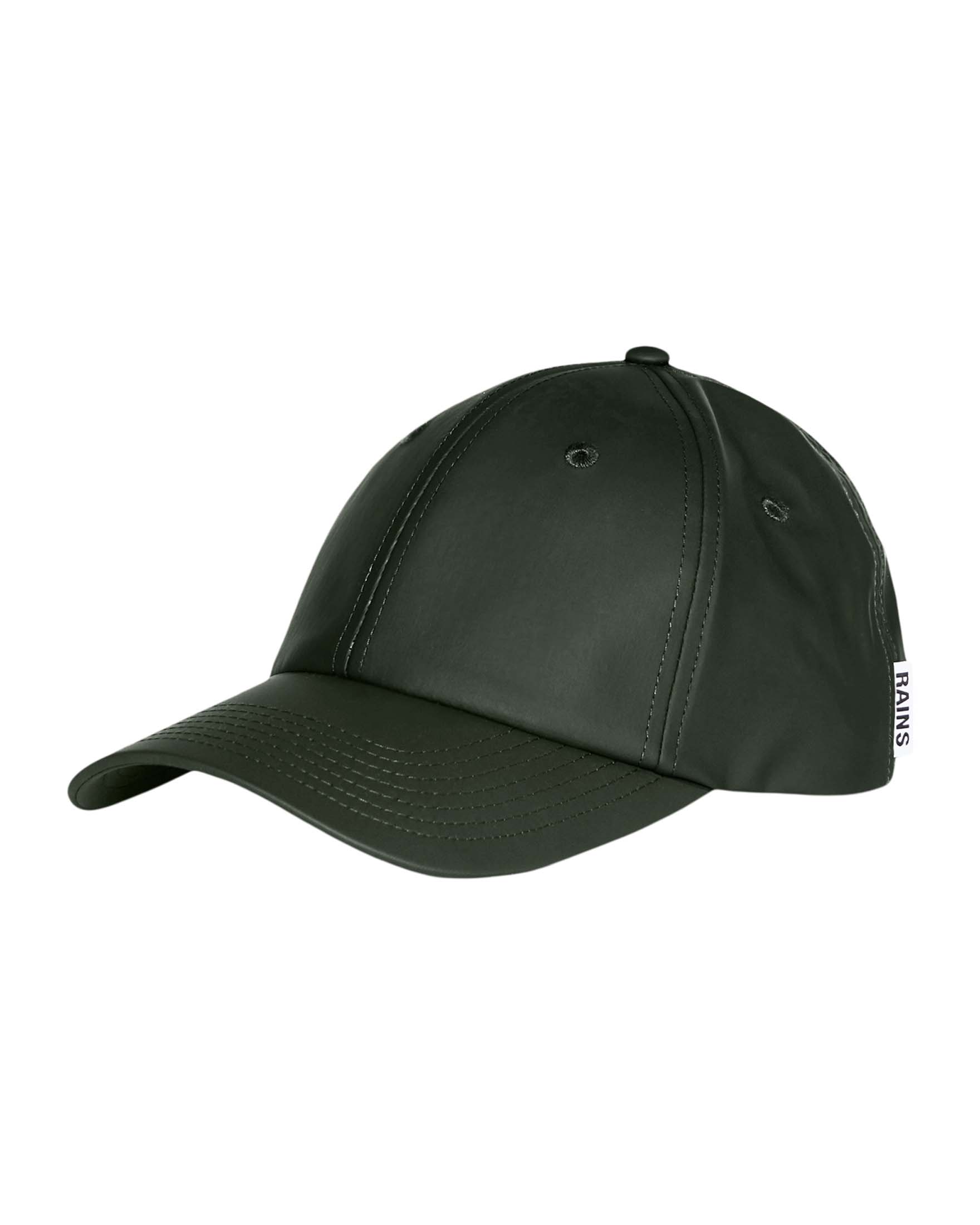Berretto Cap Rains verde militare a visiera curva
