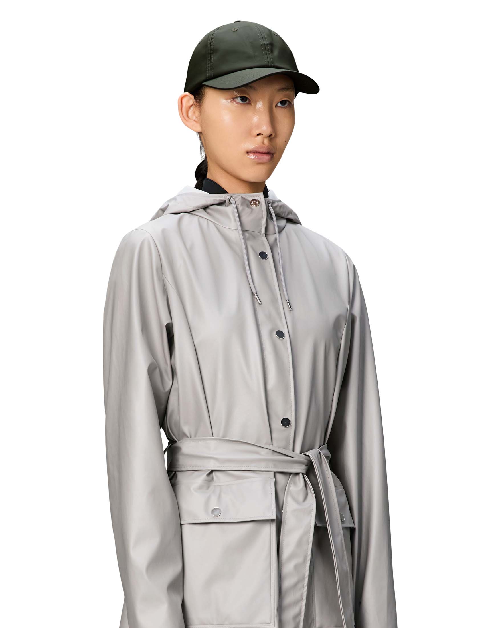 Berretto Cap Rains verde militare a visiera curva image