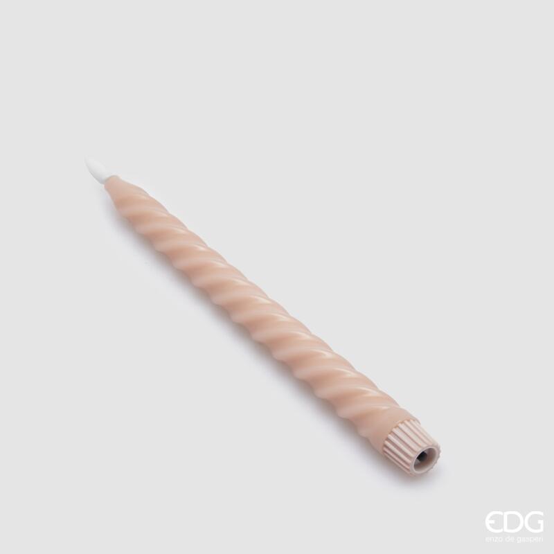 Candela Led Touch a Stelo Torchon Rosa Set 2 pz. d.2,2 h.29 Edg