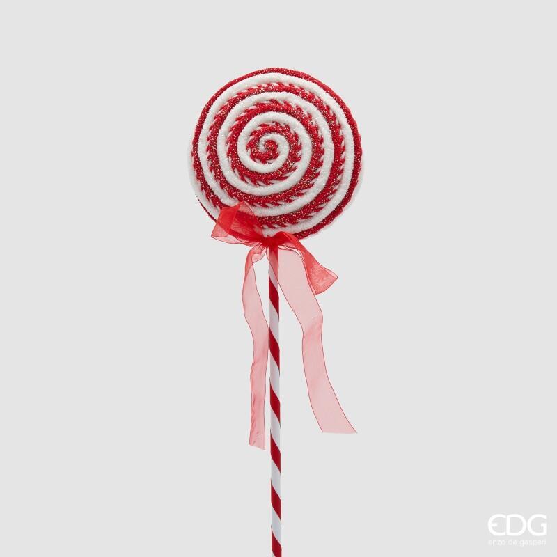Decorazione Lollipop Rosso h.46 Edg