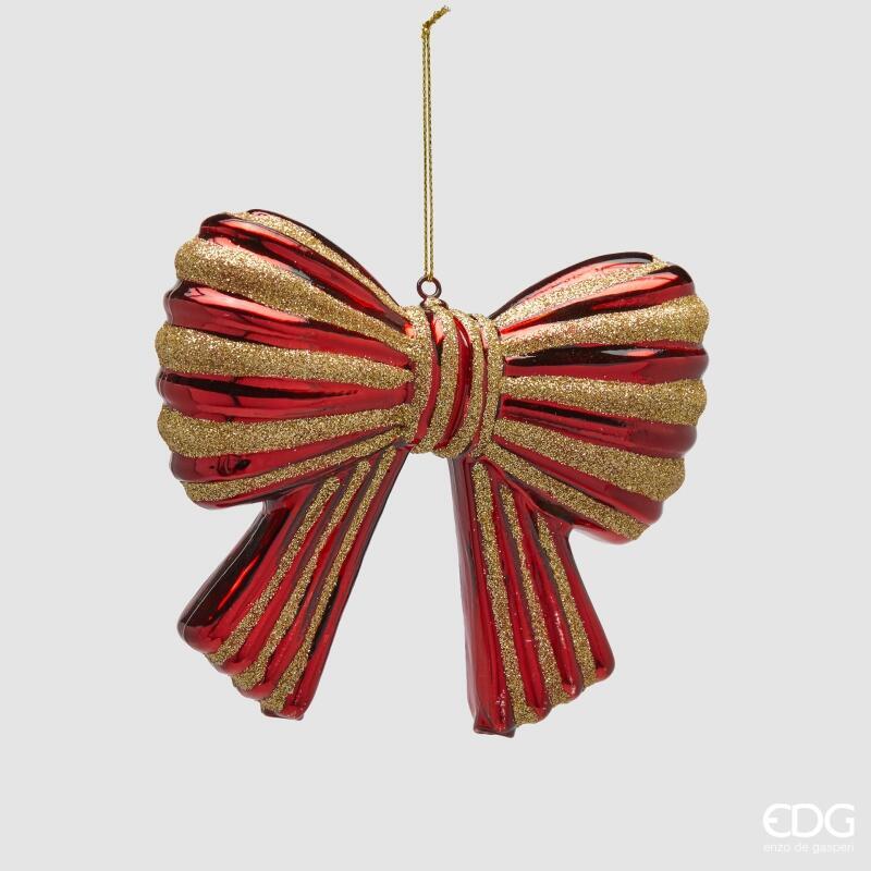 Fiocco in Vetro Burgundy 12x3x11h  Edg