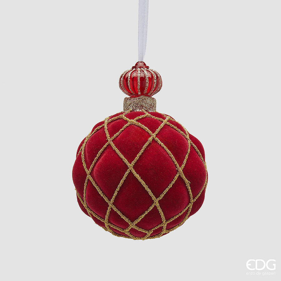 Palla in Vetro Regale Burgundy d.8 h.10,5  Edg