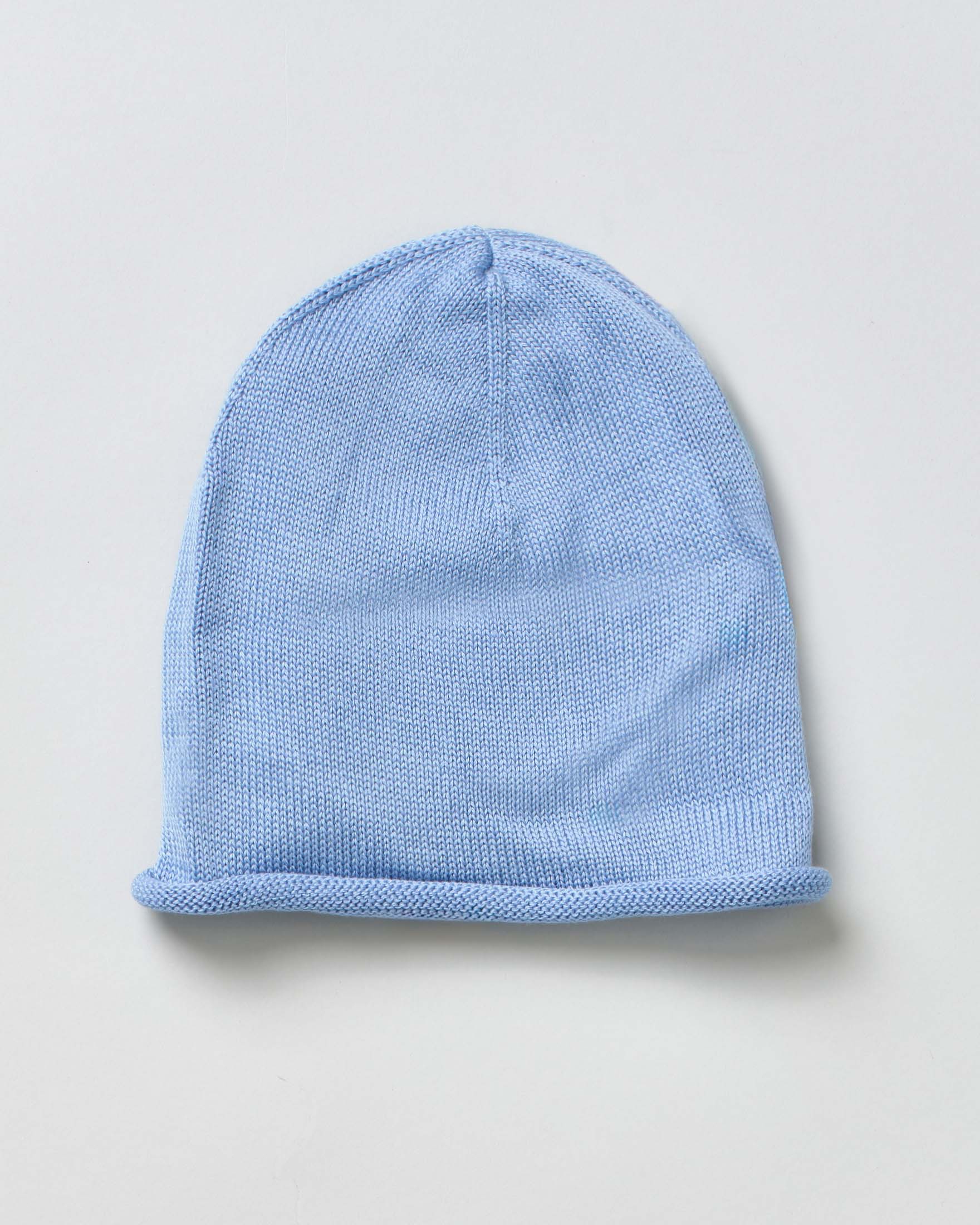 Berrettino Maglificio di Verona azzurro in lyocell