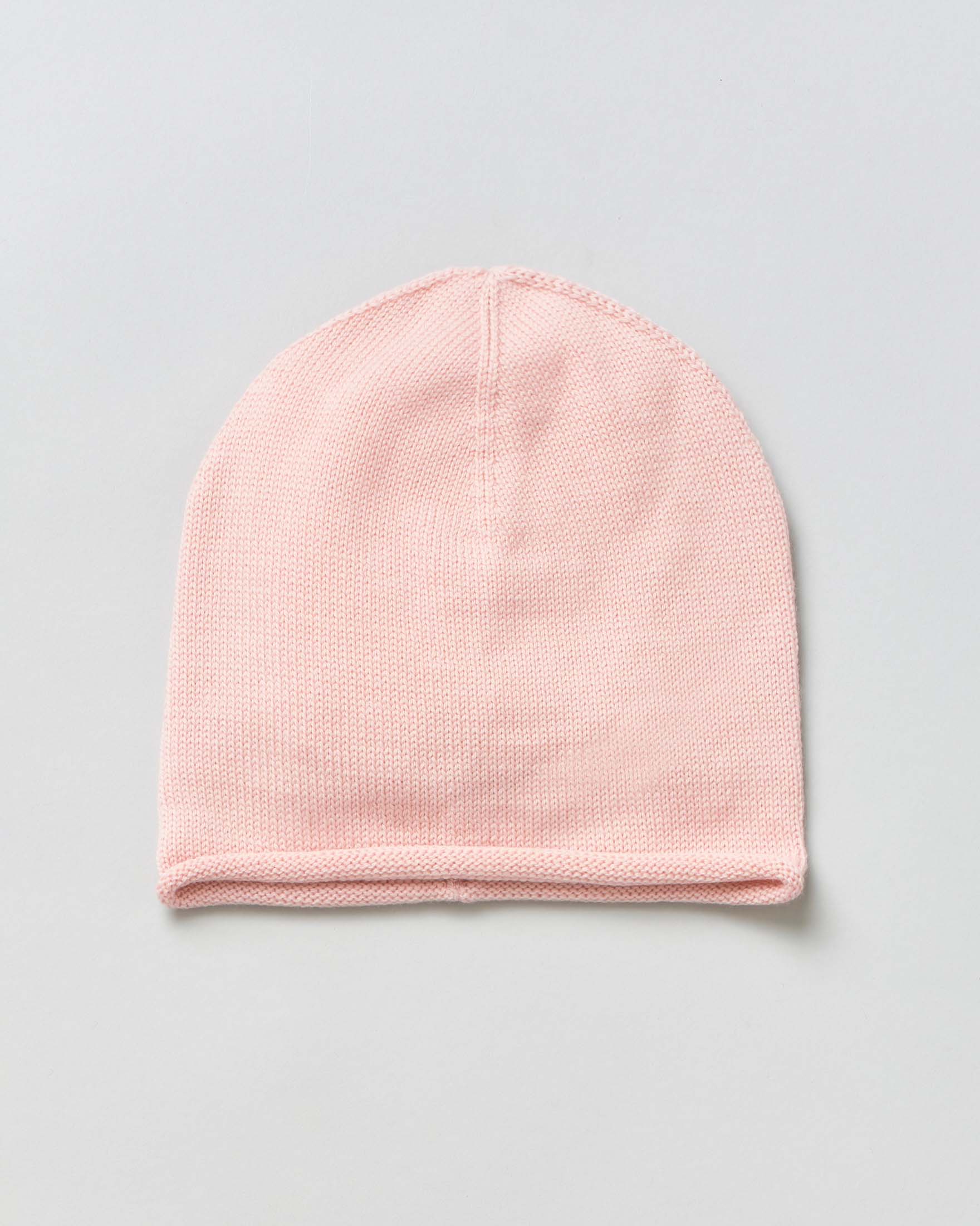 Berrettino Maglificio di Verona rosa in lana merinos
