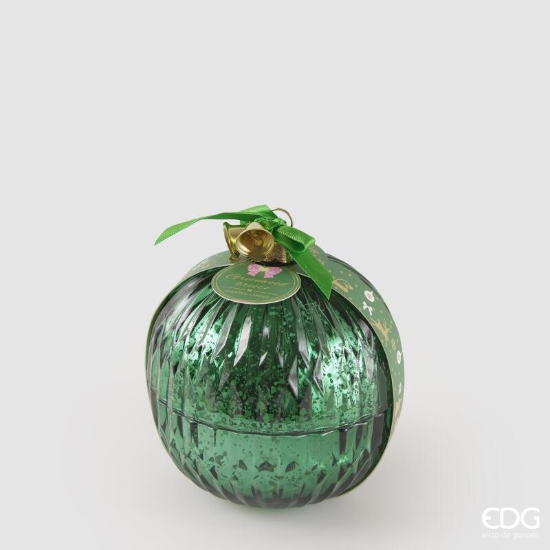 Candela Sfera Profumata Verde con Coperchio Greenwood Breeze 145 gr. d.11 Edg