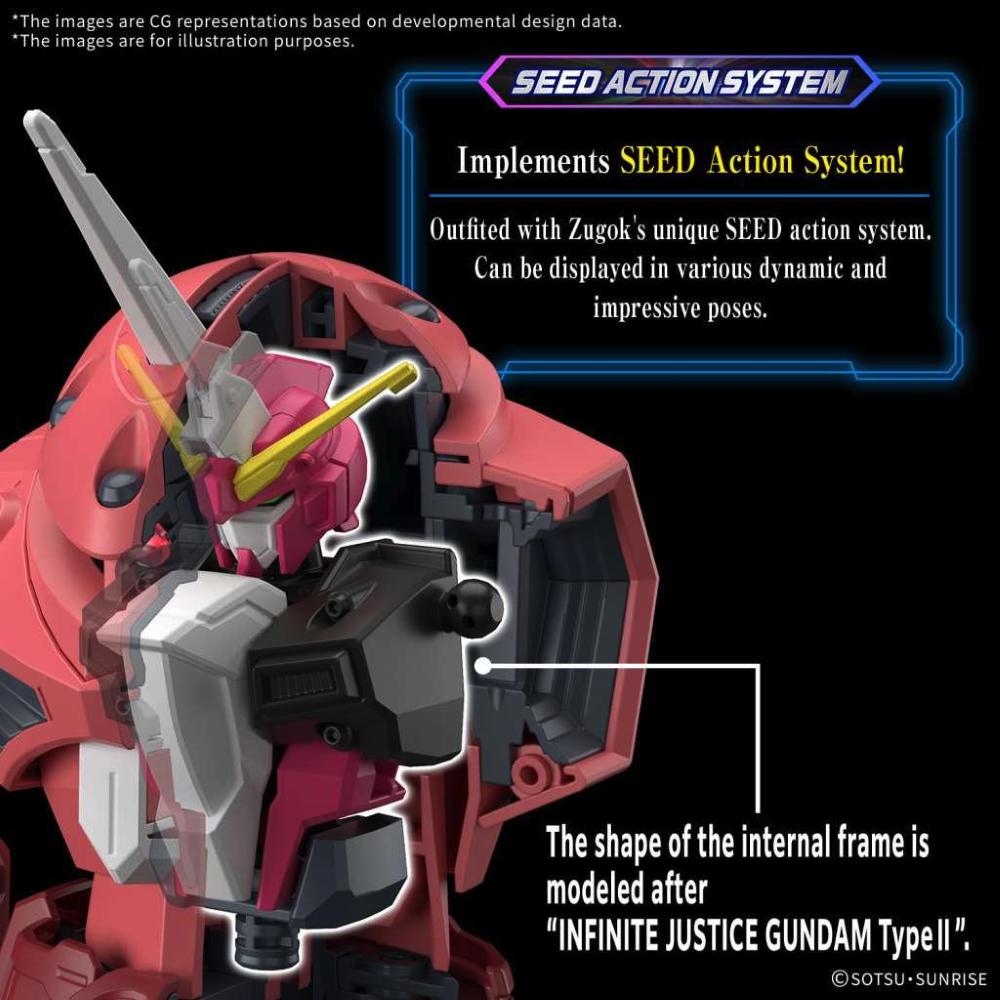 BANDAI: HG Z'GOK SEED FREEDOM VER 1/144 (12cm) | Steel Models