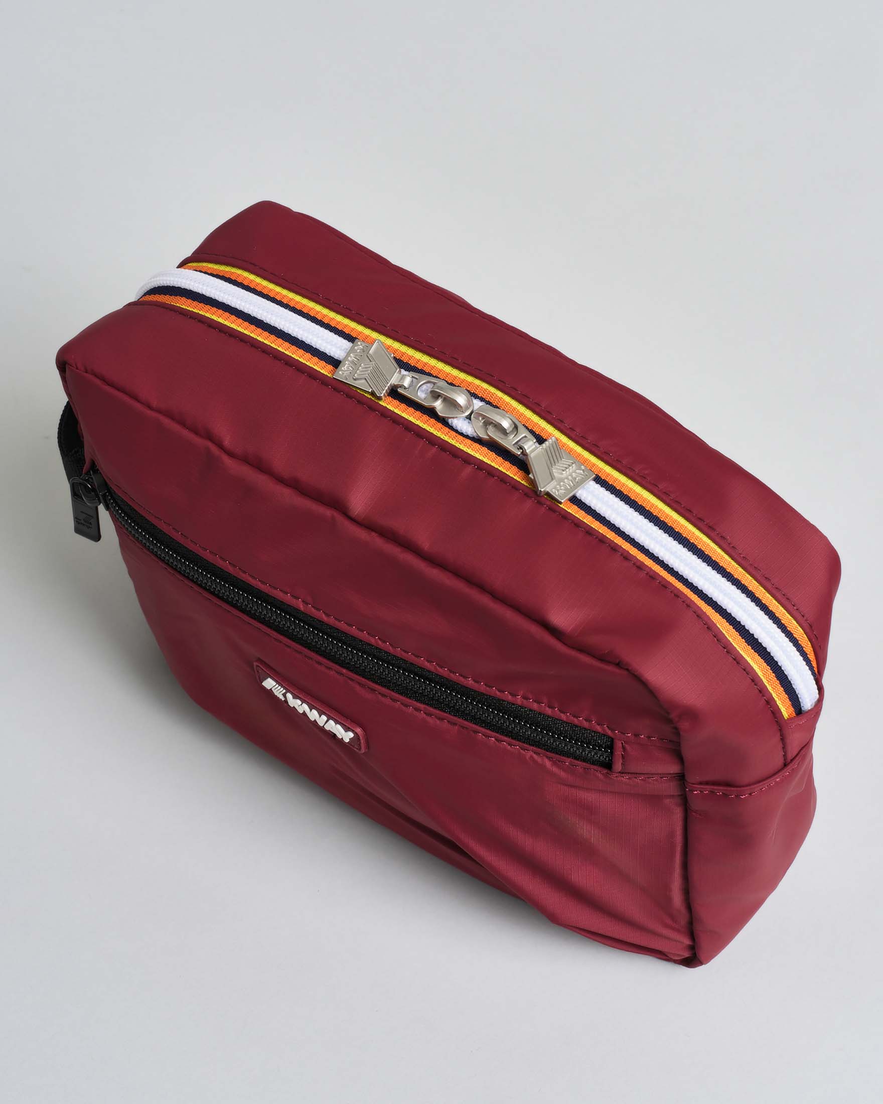 Beauty case K-way Demu bordeaux in nylon impermeabile image