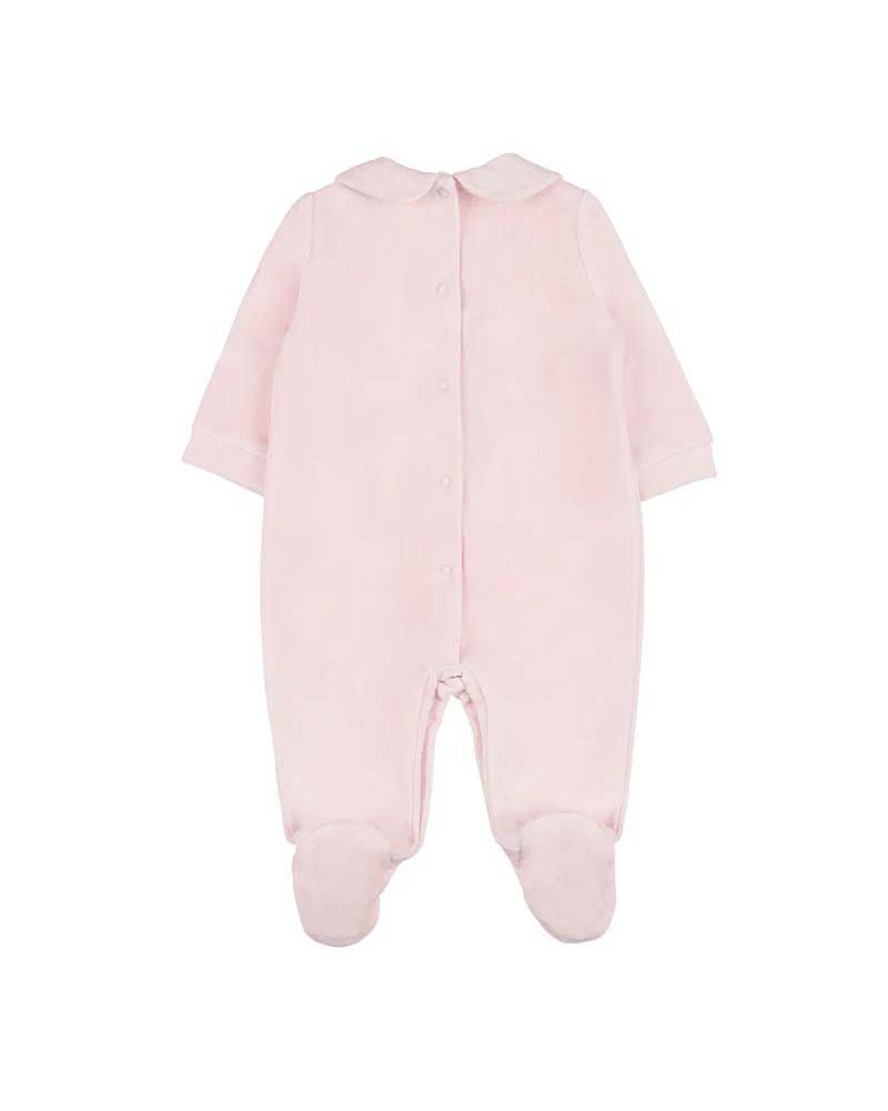 Tutina Nanan rosa in ciniglia con orsetto image