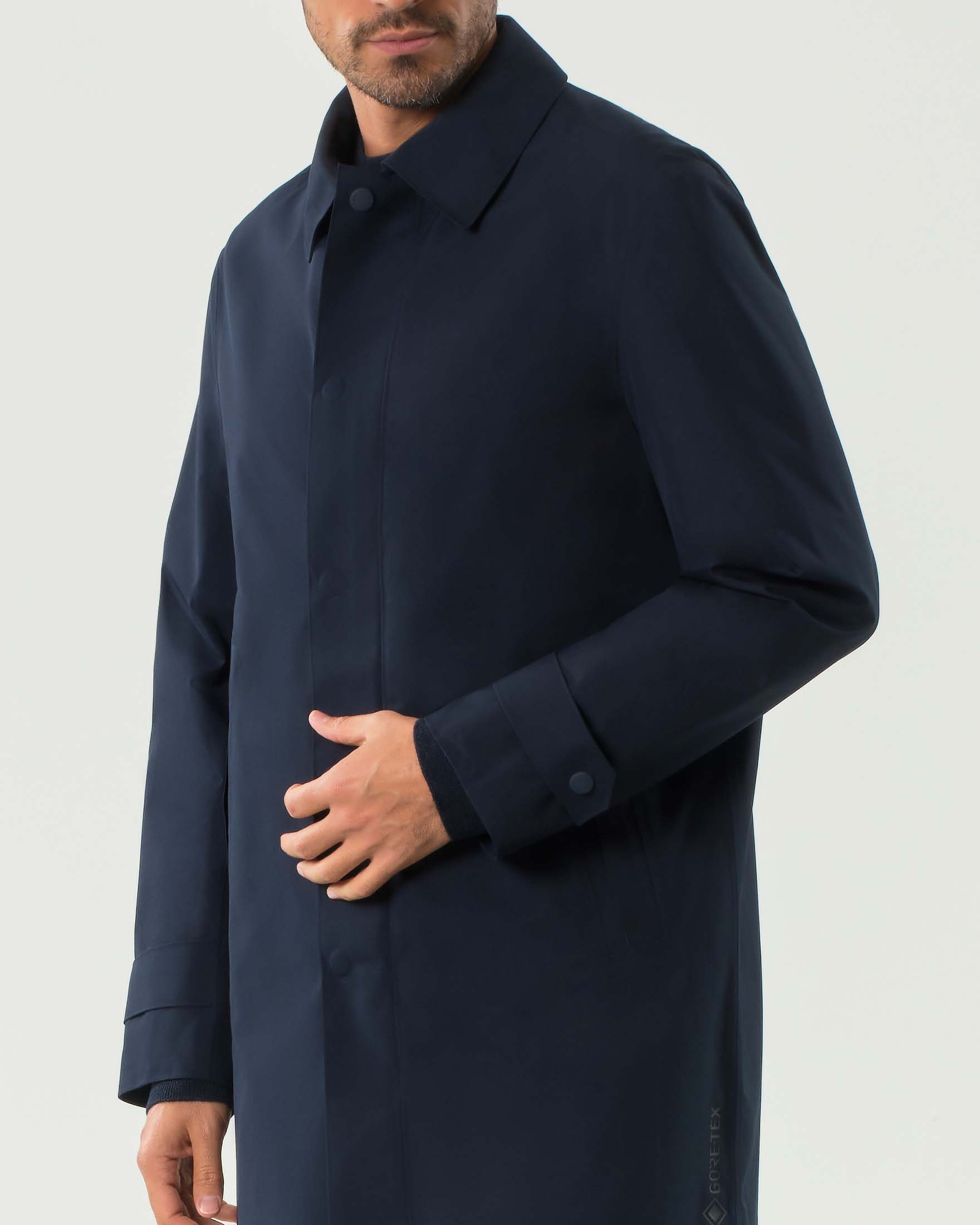 Impermeabile Jared Boss blu in GORE-TEX® image