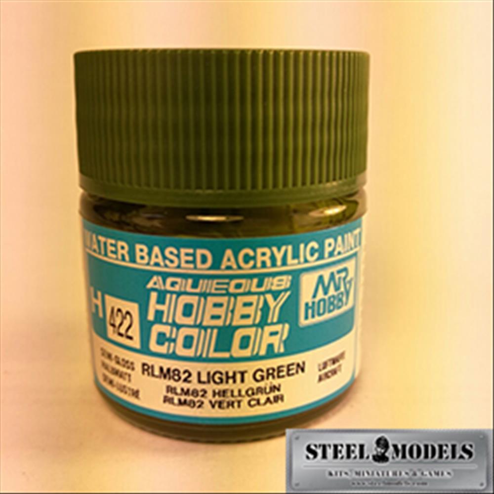 GUNZE: RLM 82 Light Green / Hell Grün (10ml) Seiden Matt | Steel Models