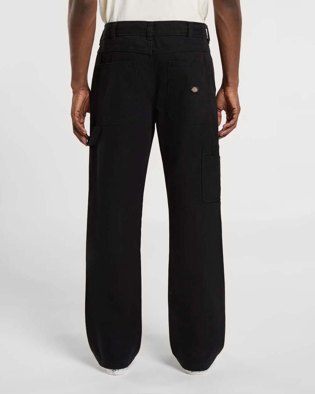 Pantalone carpenter Dickies nero in canvas di cotone image