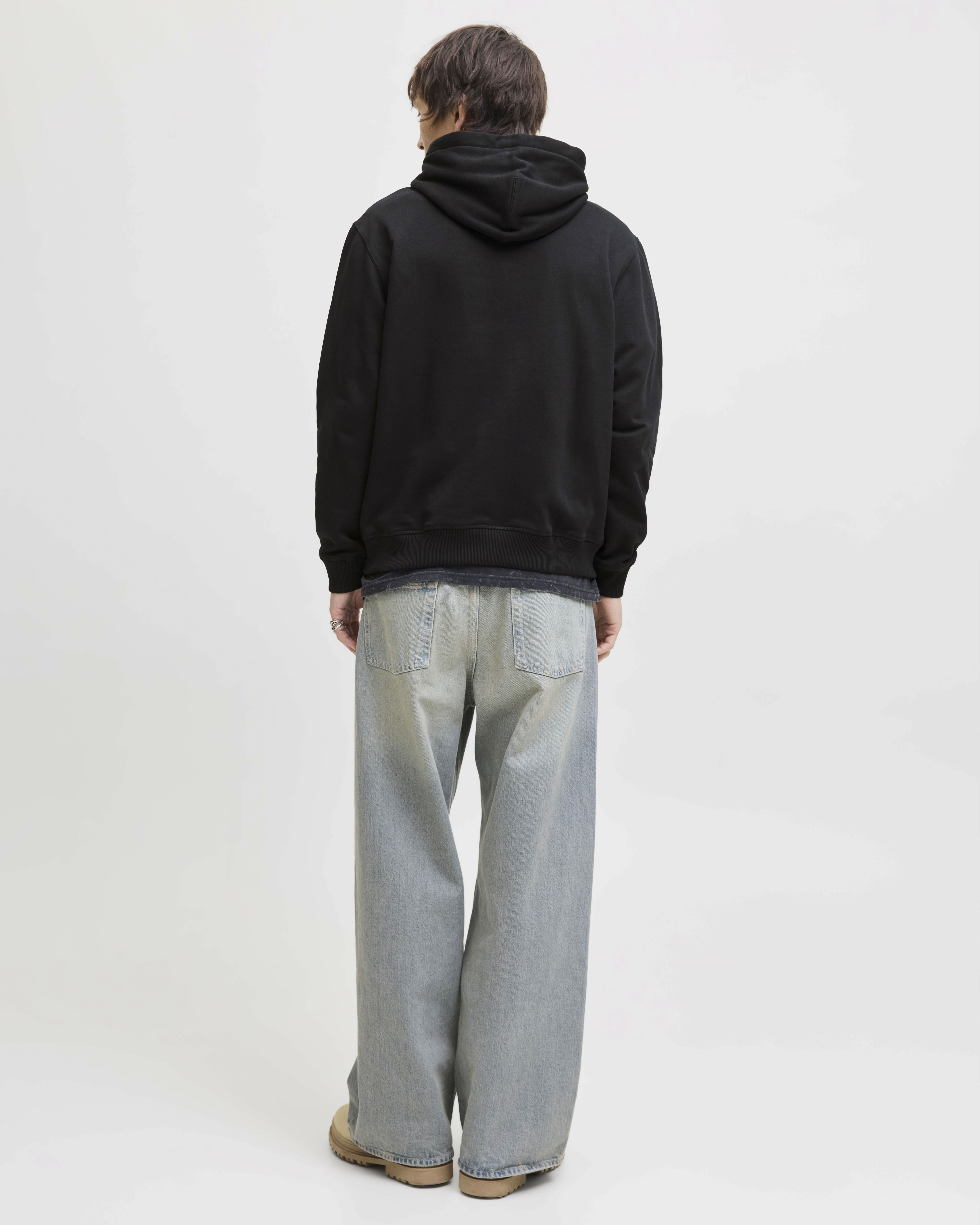 JACK & JONES Jcoaop Felpa Uomo Con Logo - Girocollo In Maglia Di Tuta - Design Moderno - 2