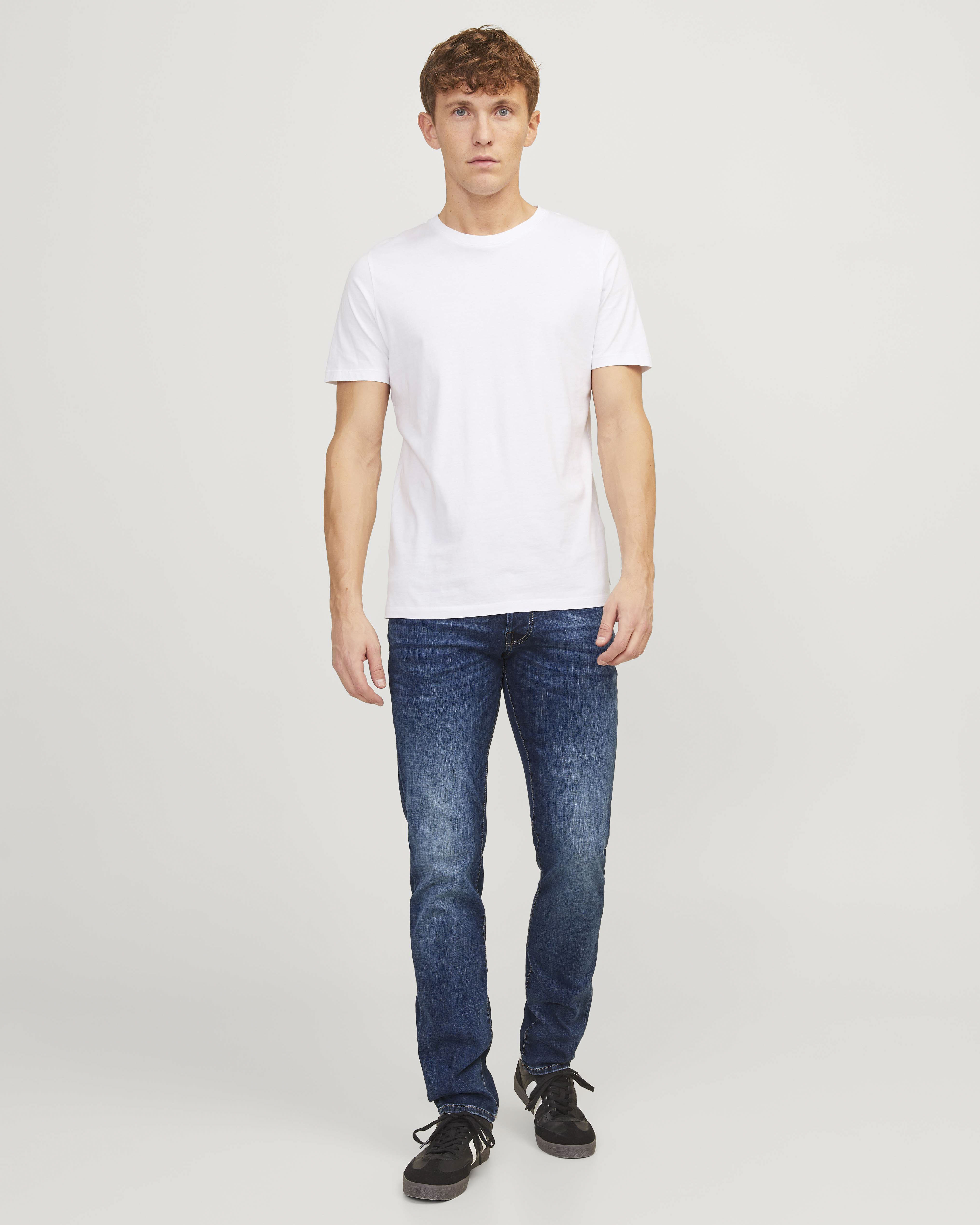 Jeans Glenn slim-fit a vita bassa in cotone stretch lavaggio medio stone washed