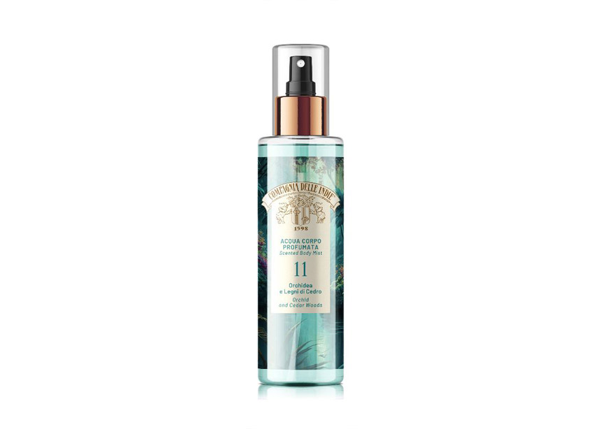 Compagnia Delle Indie Acqua Corpo N.11 200 Ml Fragranza Orchidea E Legni Di Cedro