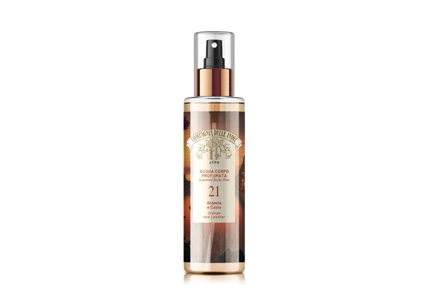 Compagnia Delle Indie Acqua Corpo N.21 200 Ml Fragranza Arancia E Cuoio