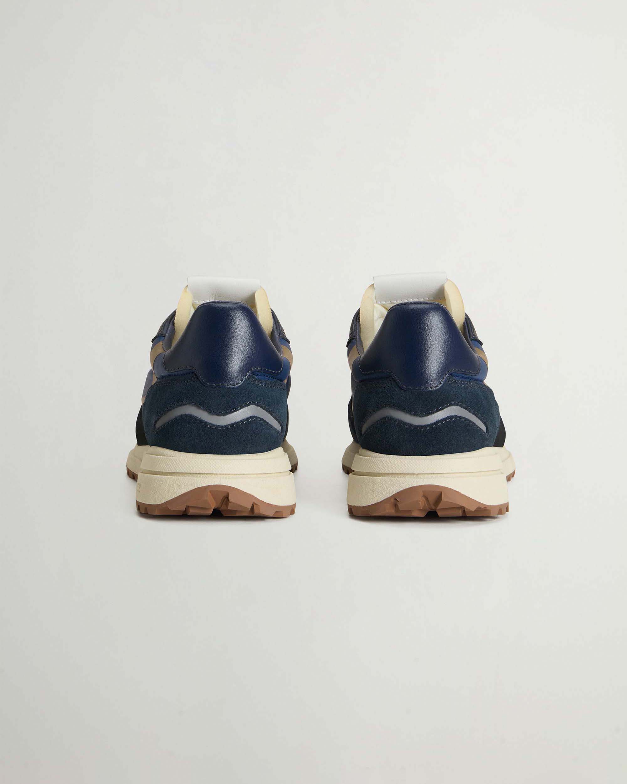 Sneakers Woolrich Retro blu in nylon con inserti in pelle scamosciata image