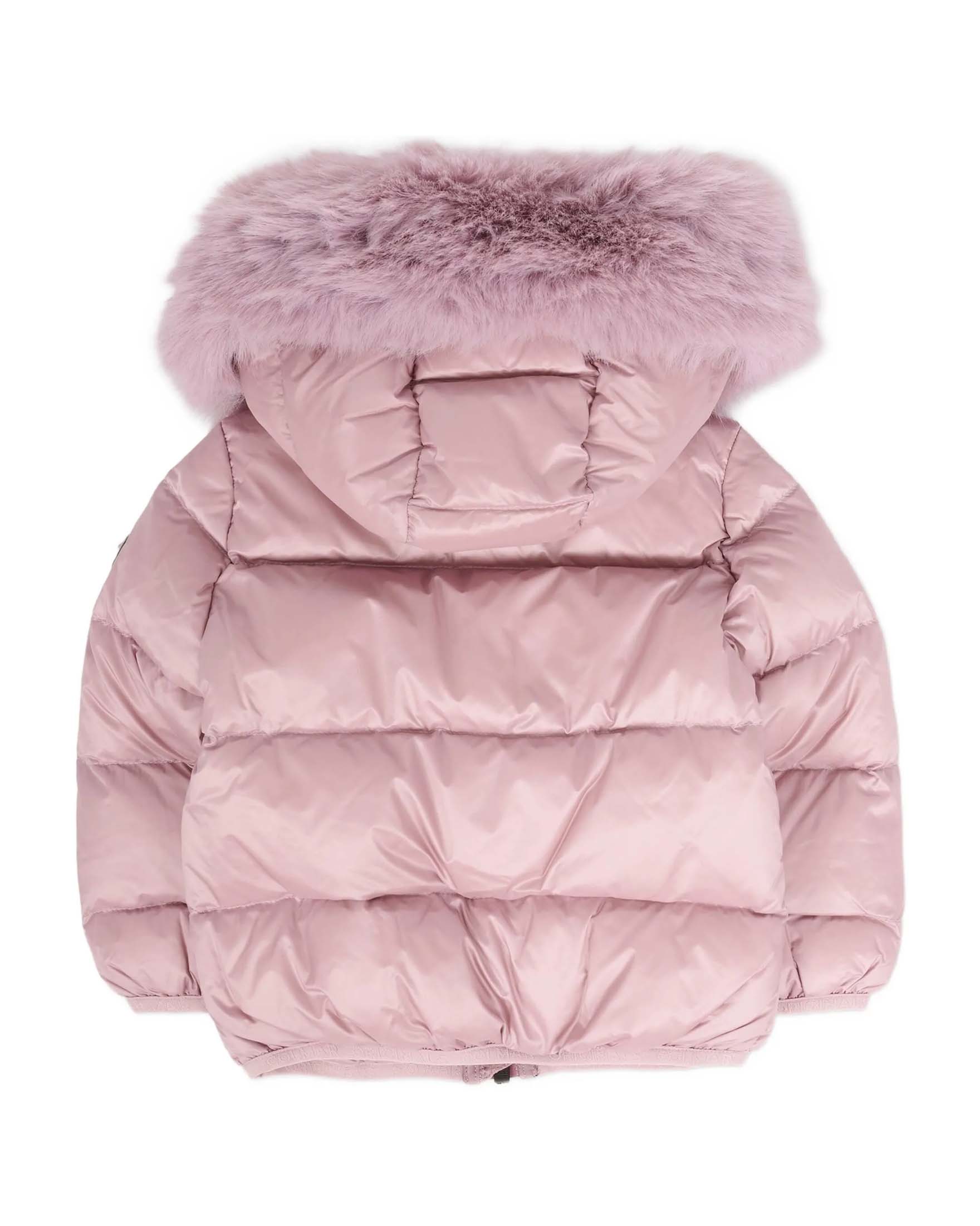 Piumino Colmar in nylon rosa imbottito con cappuccio