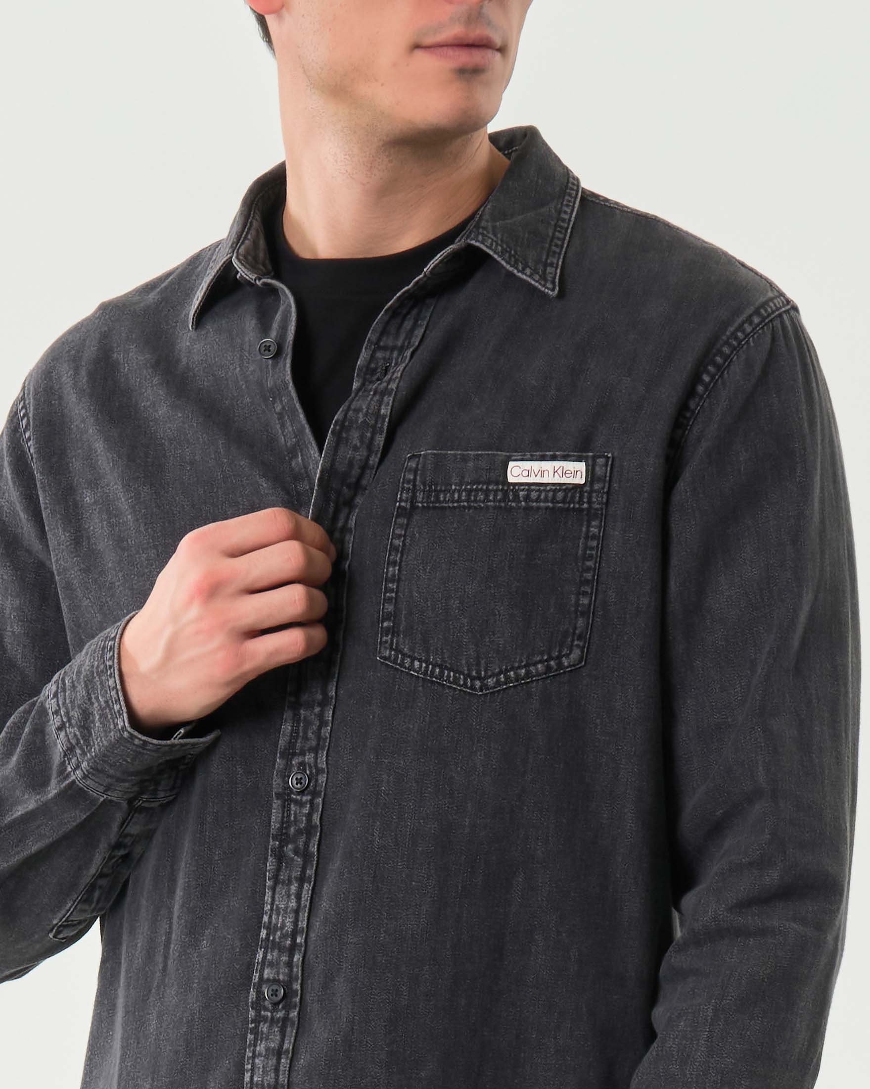 Replay Cintura Uomo In Cotone – Washed Black 299 – Fibbia Scorrevole – Made In Italy – 95 Cm