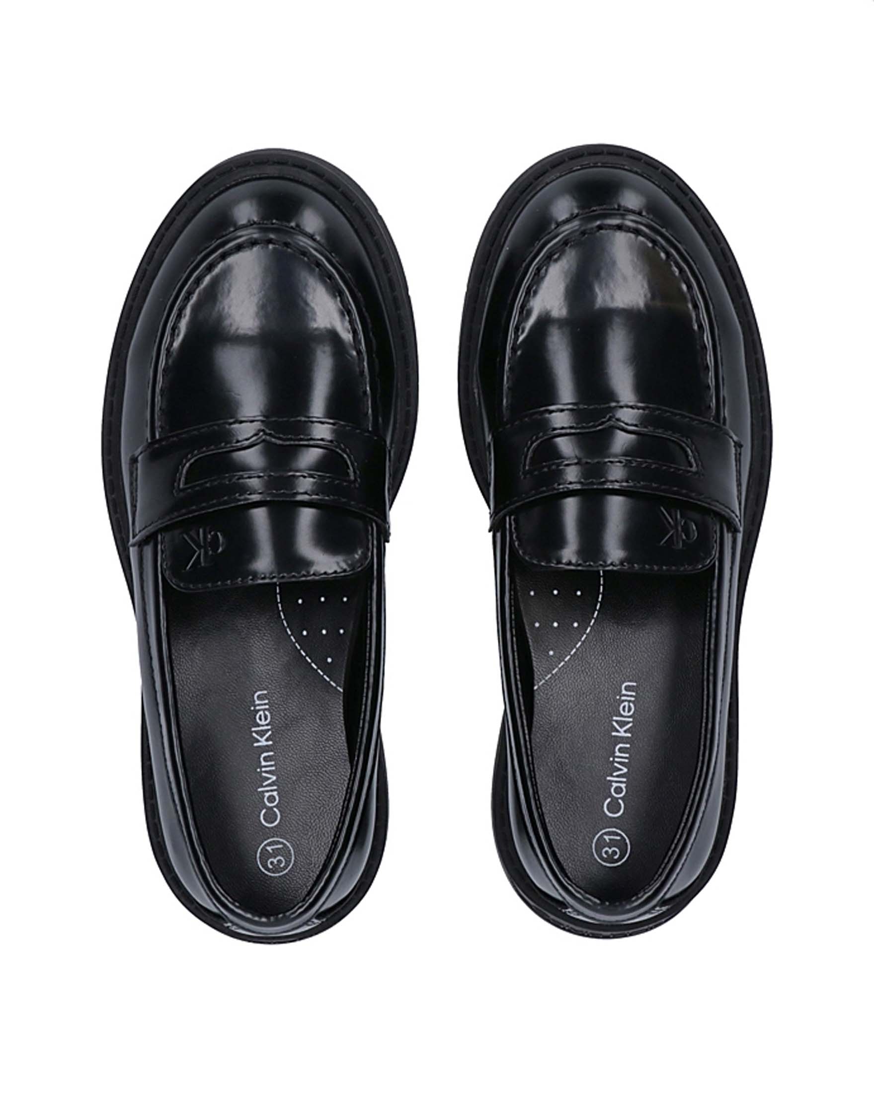 Mocassino Calvin Klein nero lucido image