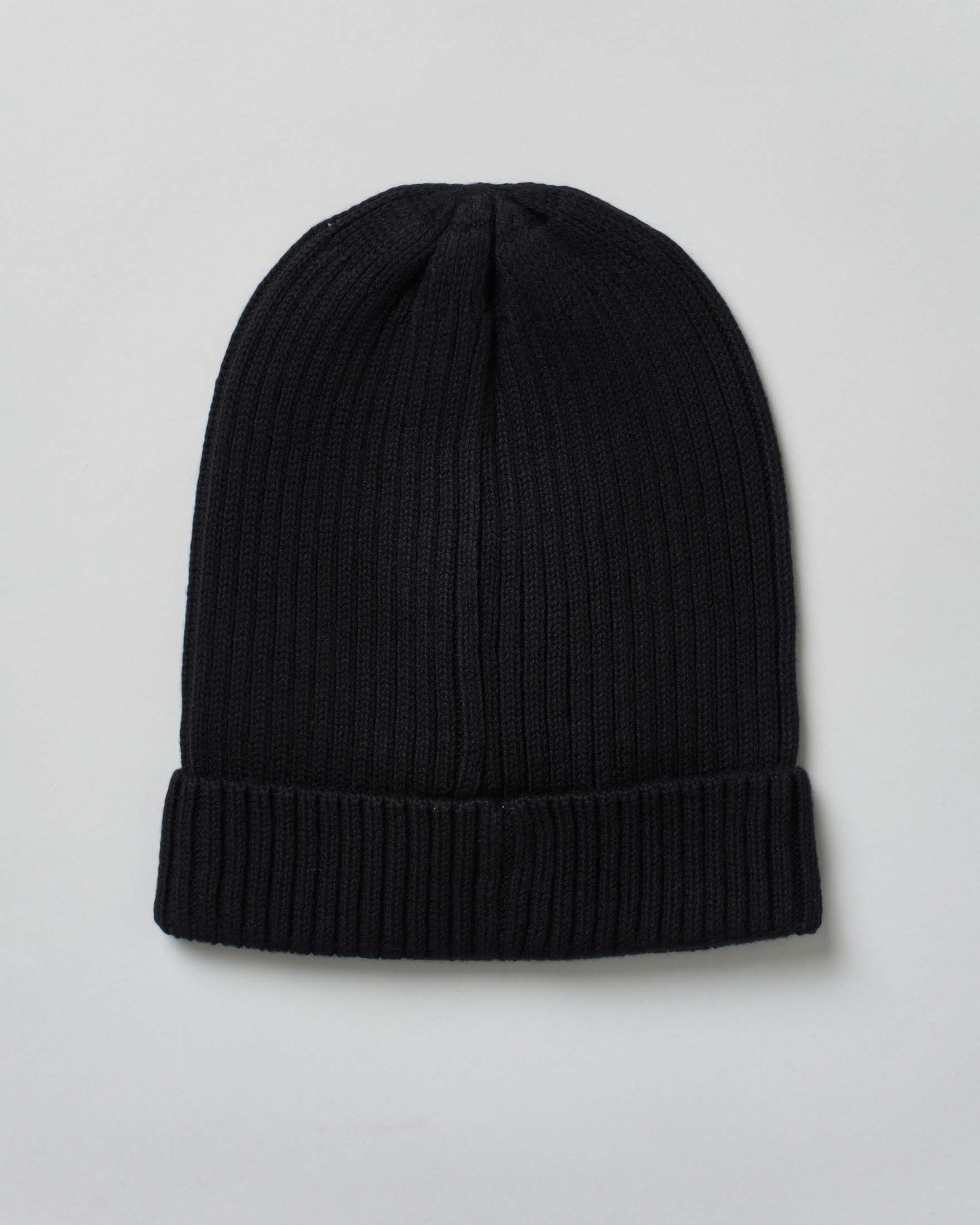 Berretto Roy Roger's nero a costine con logo icon image