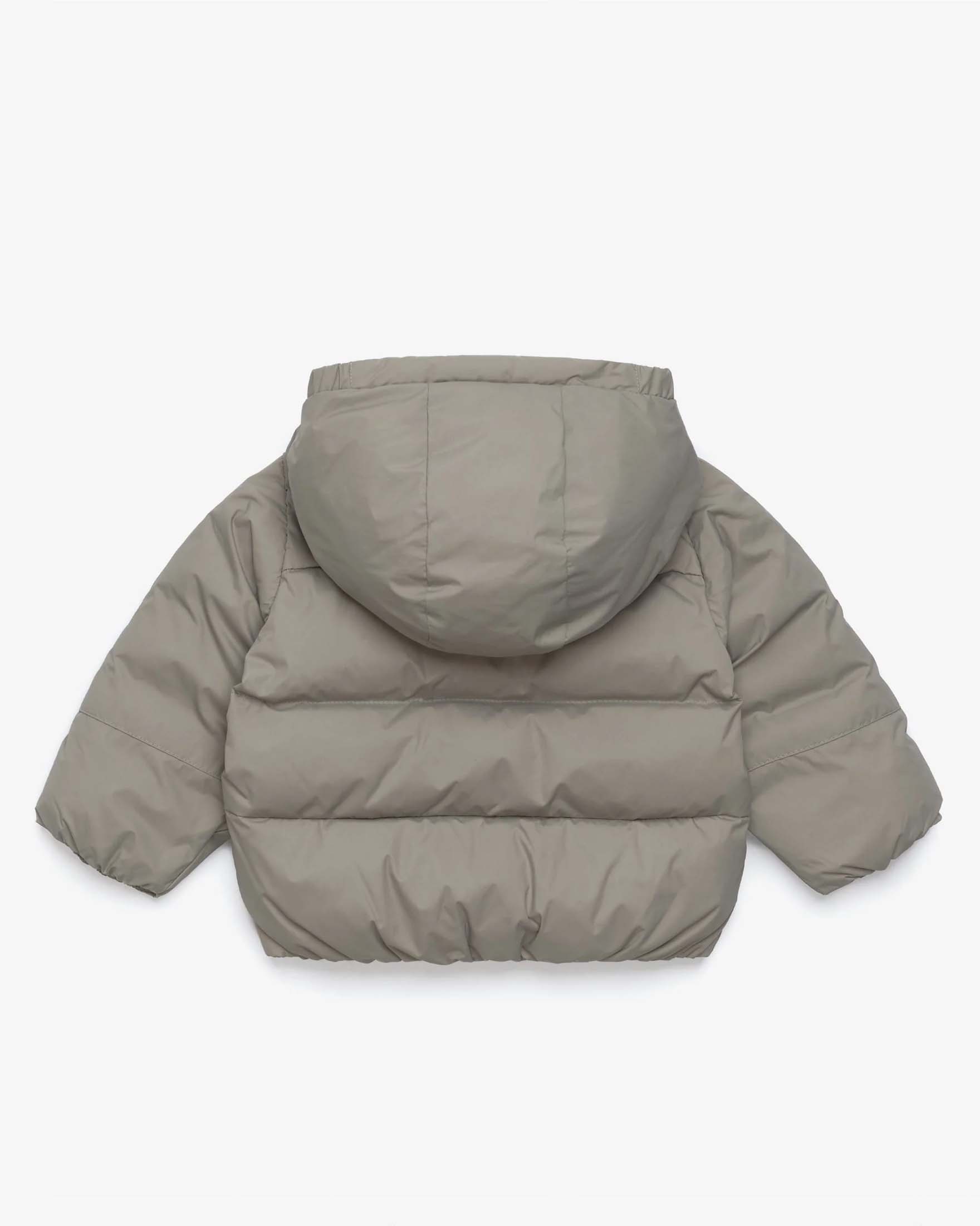 Piumino K-way tortora con cappuccio image