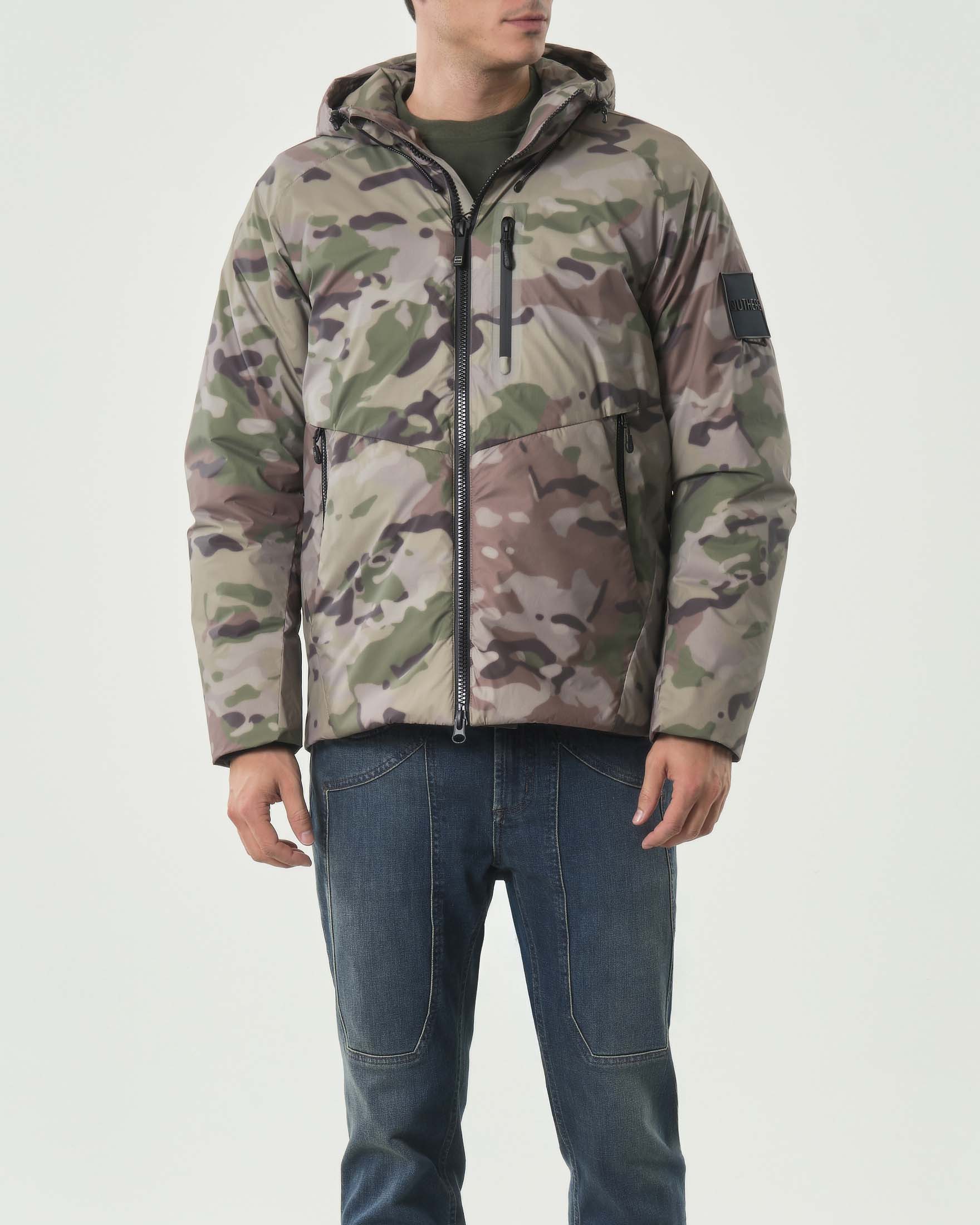 Giubbino Outhere camouflage in nylon ripstop Thermo reactive con cappuccio image