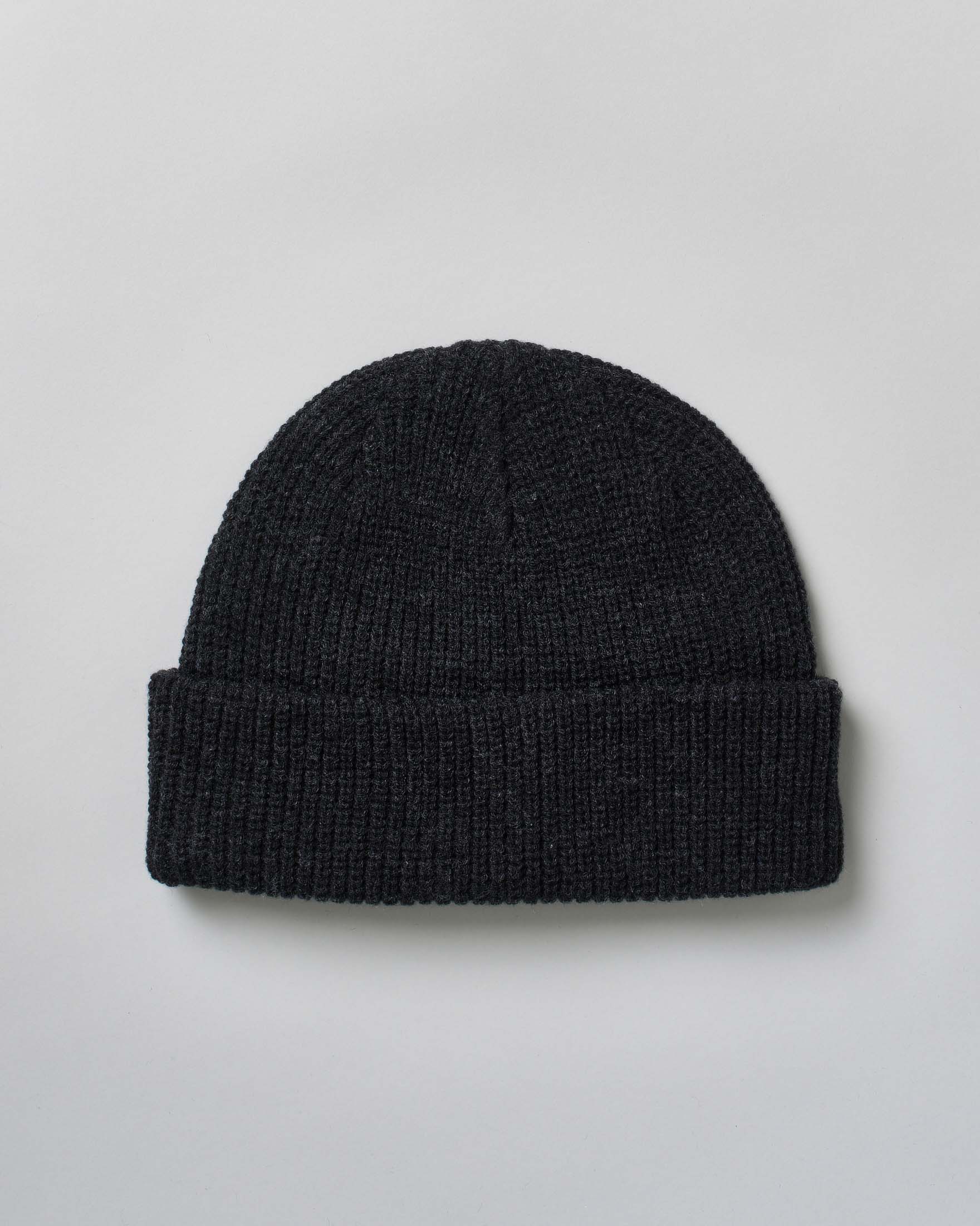 Berretto Goorin Bros nero in maglia a costine con patch pantera image