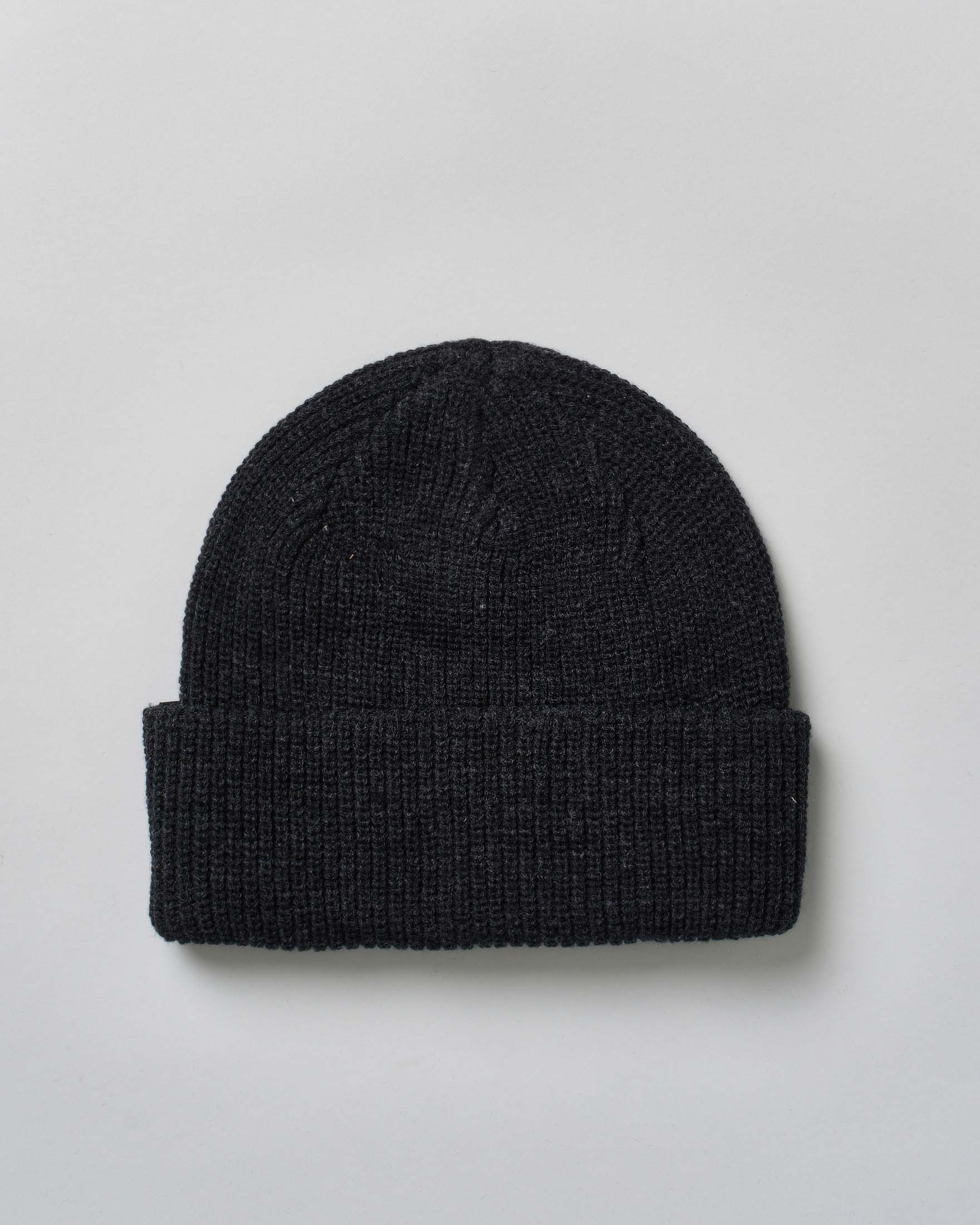 Berretto Goorin Bros nero in maglia a costine con patch aquila image