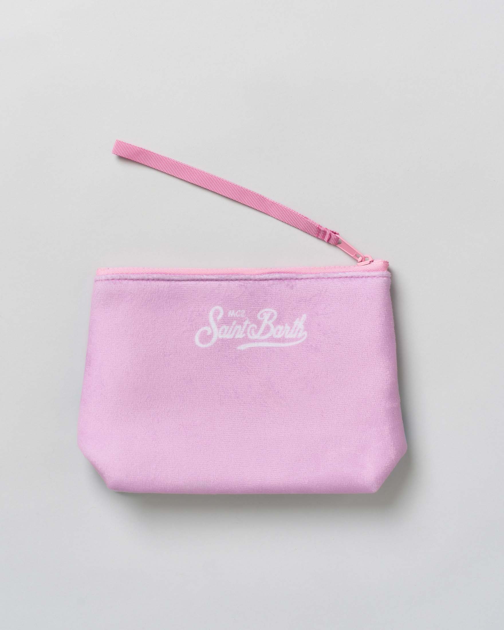 Pochette MC2 Saint Barth rosa effetto scuba con scritta Snoopy e scritta Ski Club image