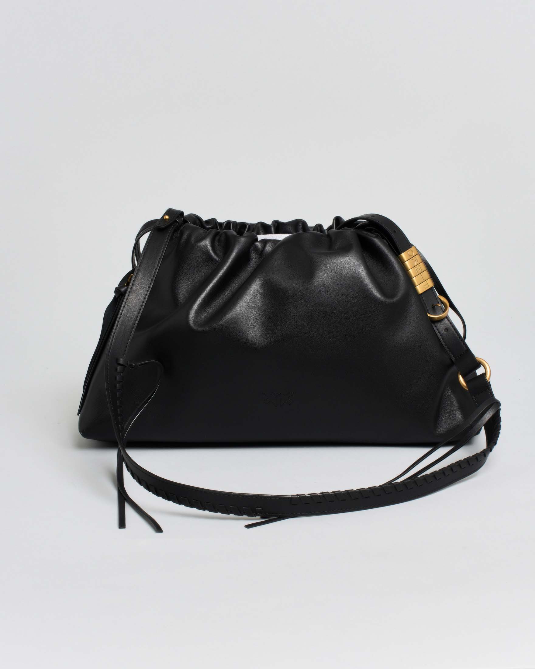VanEnjoy - Portachiavi da polso in vera pelle con chiusura 7.1 x 0.47 Black-Silver Metal