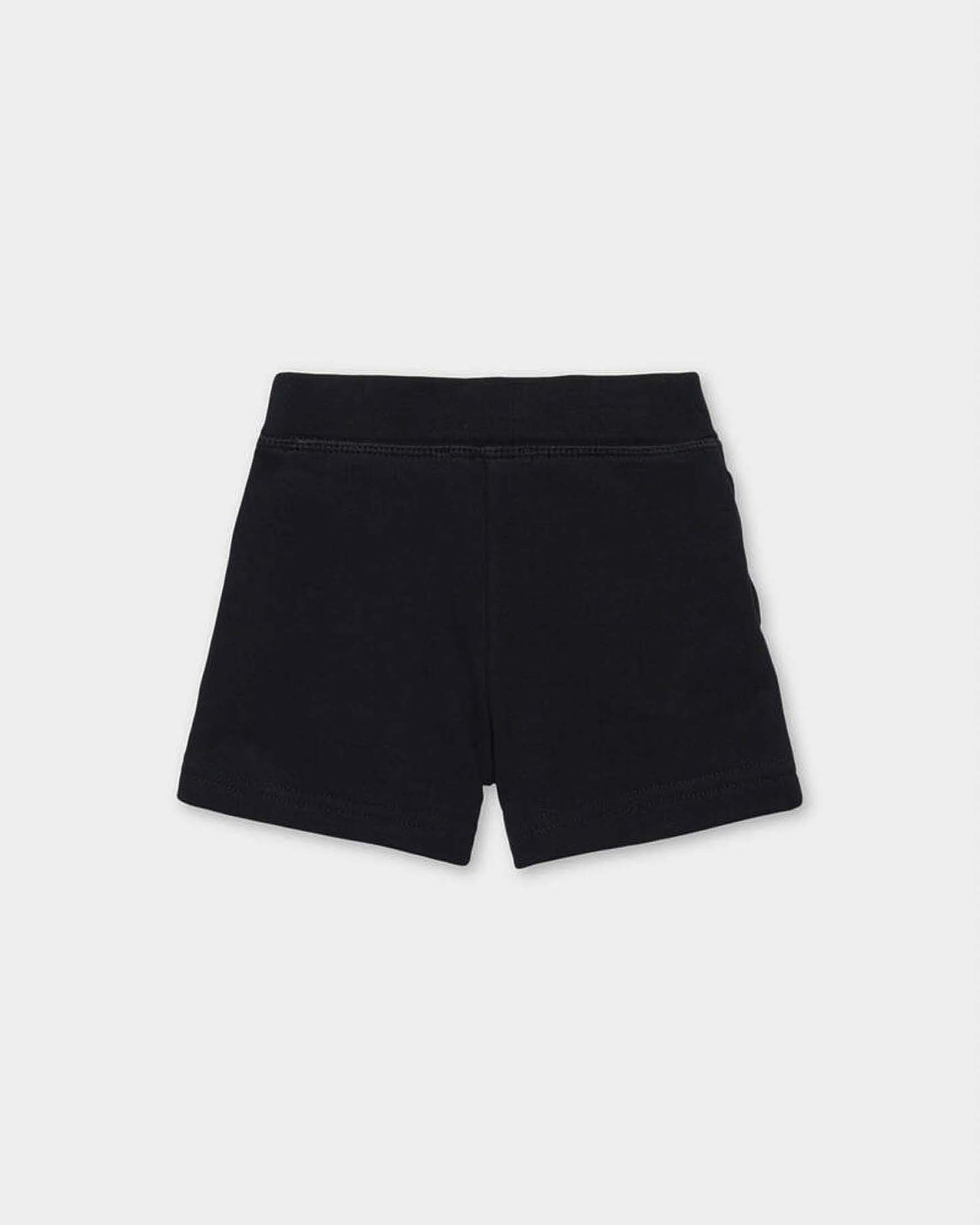 Bermuda nero Dsquared2 in puro cotone con mini logo bianco image