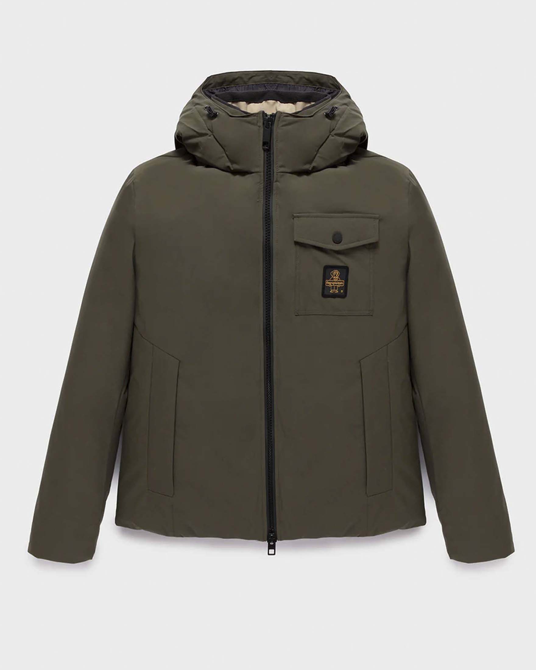 Giubbino Polar Jacket Refrigiwear verde militare in soft-shell