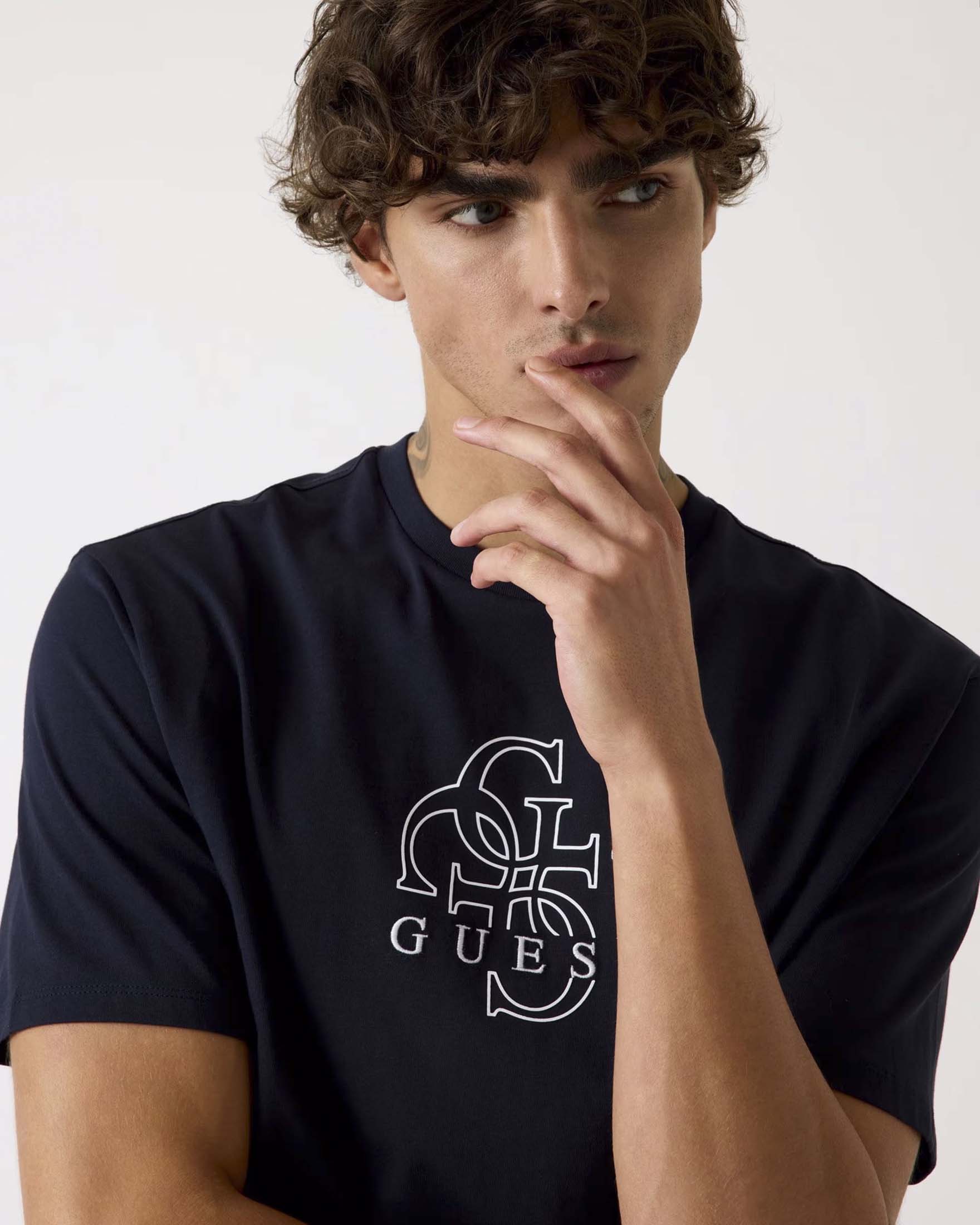 Cravatta Uomo Frederick Thomas &ndash; Blu Navy Con Pesce Delfino Ricamato