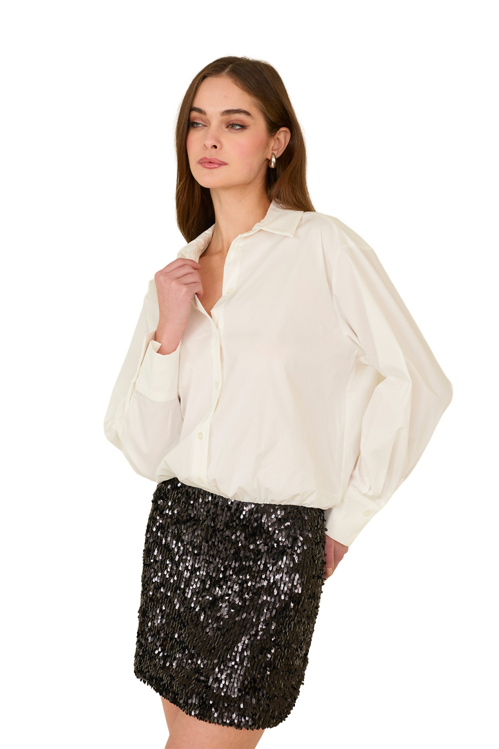 Abito con Gonna in Paillettes