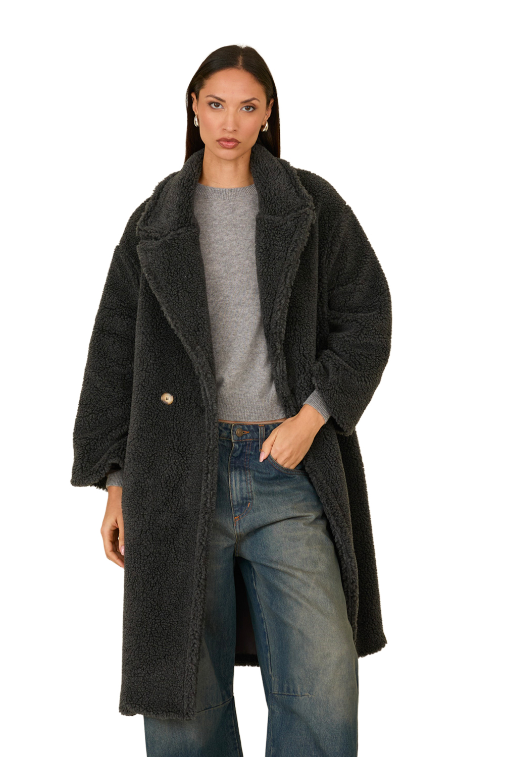 Cappotto Teddy Lungo