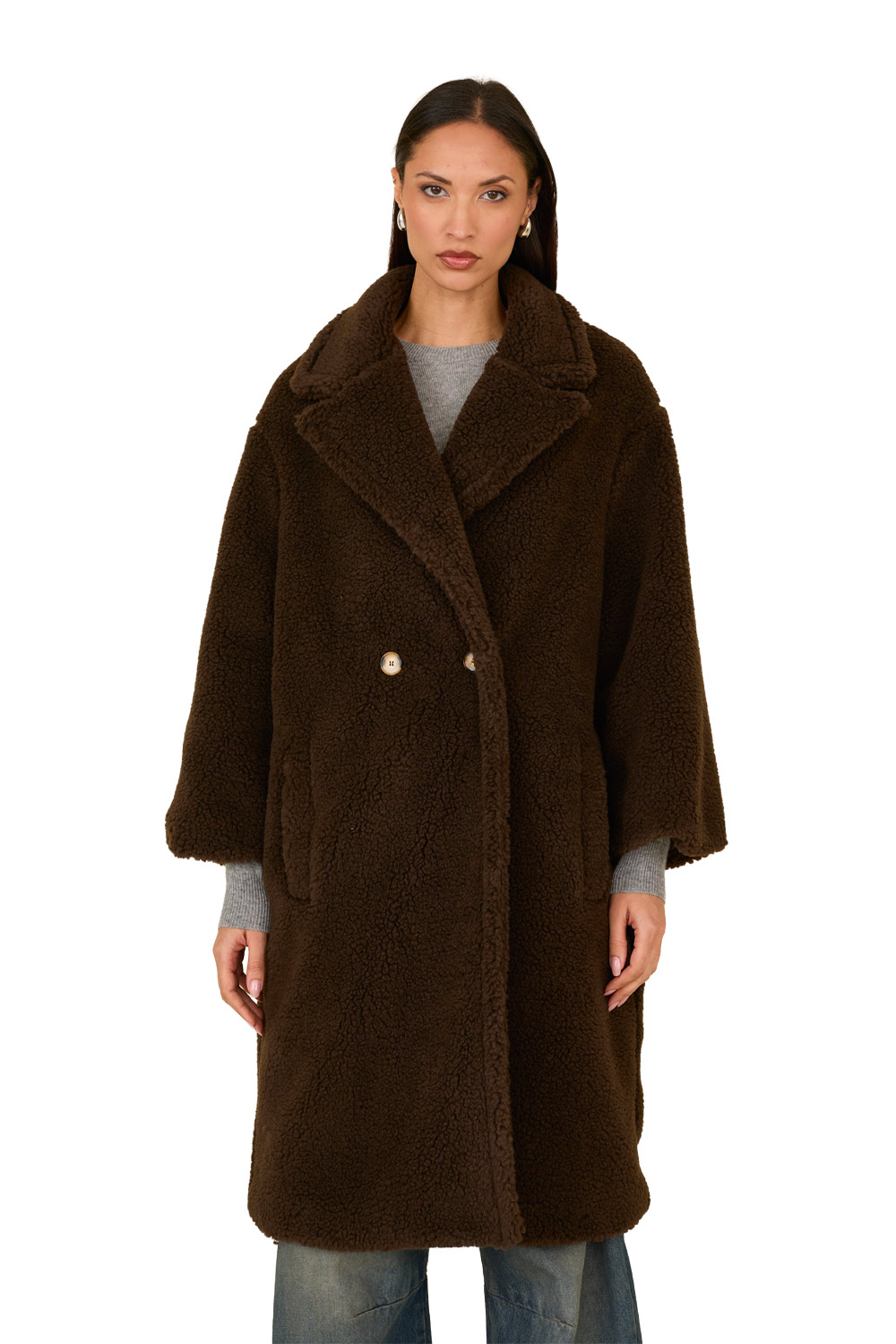 Cappotto Teddy Lungo