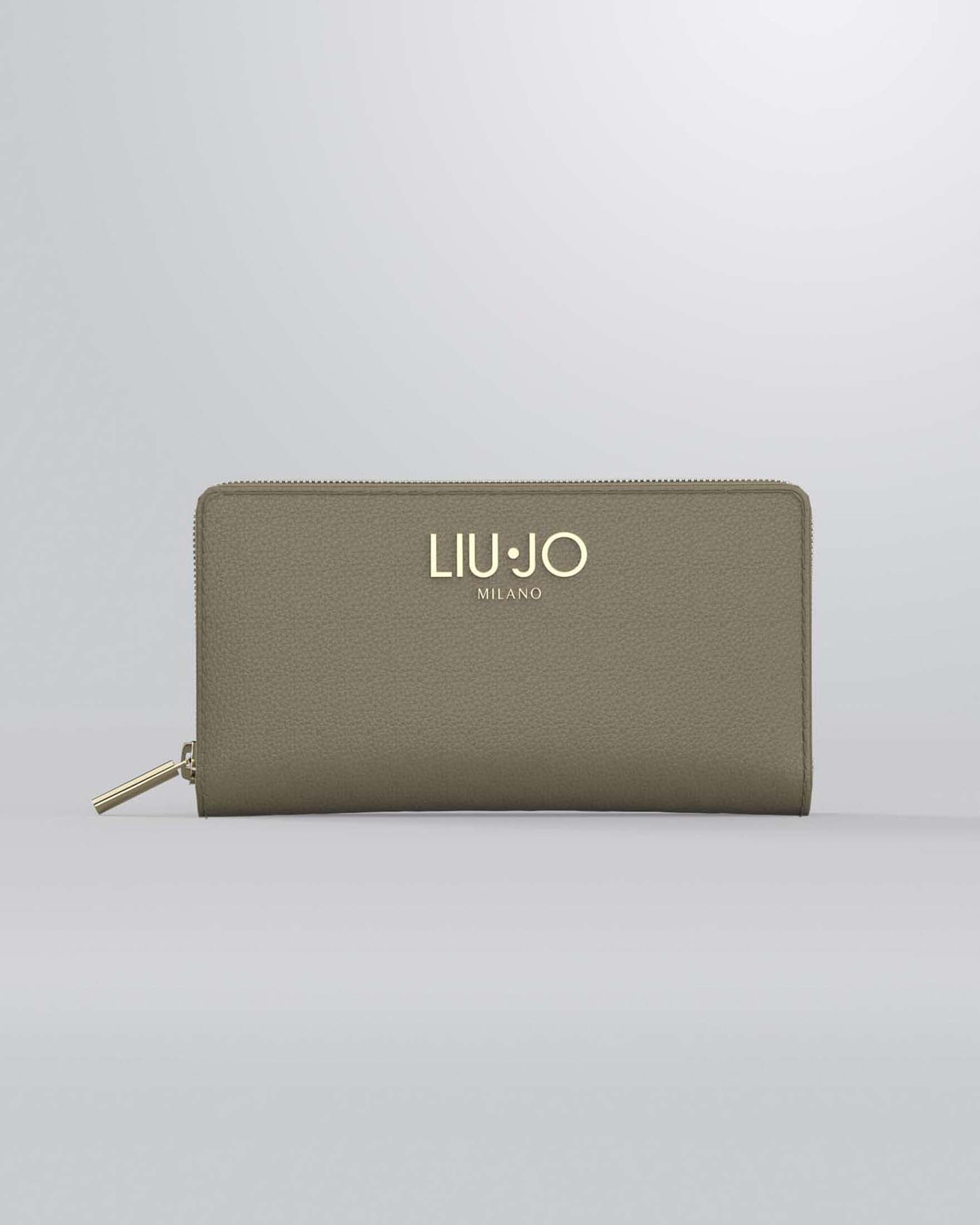 Portafoglio Liu Jo Accessories color fango con logo metallico