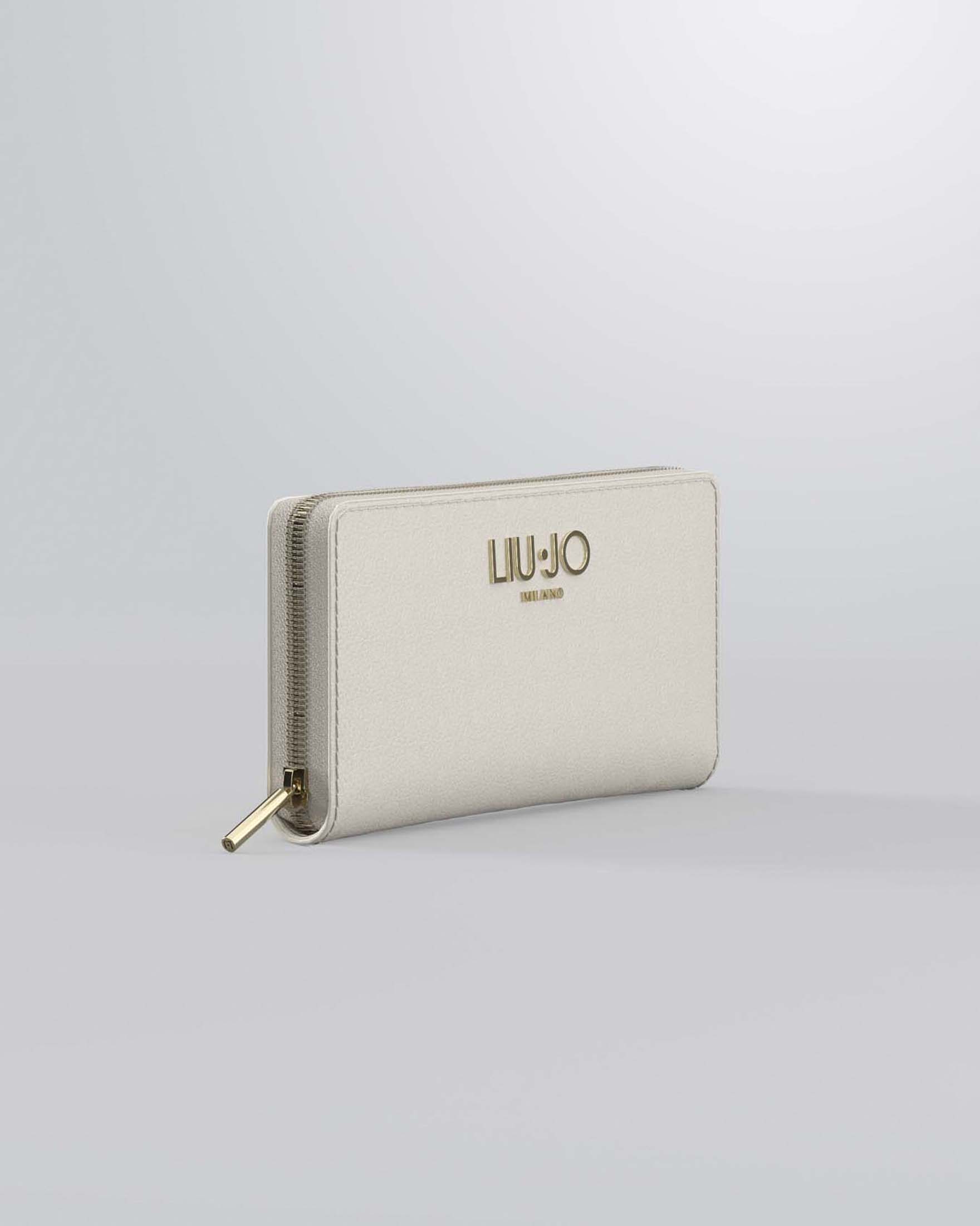 Portafoglio Liu Jo Accessories bianco con logo metallico applicato image